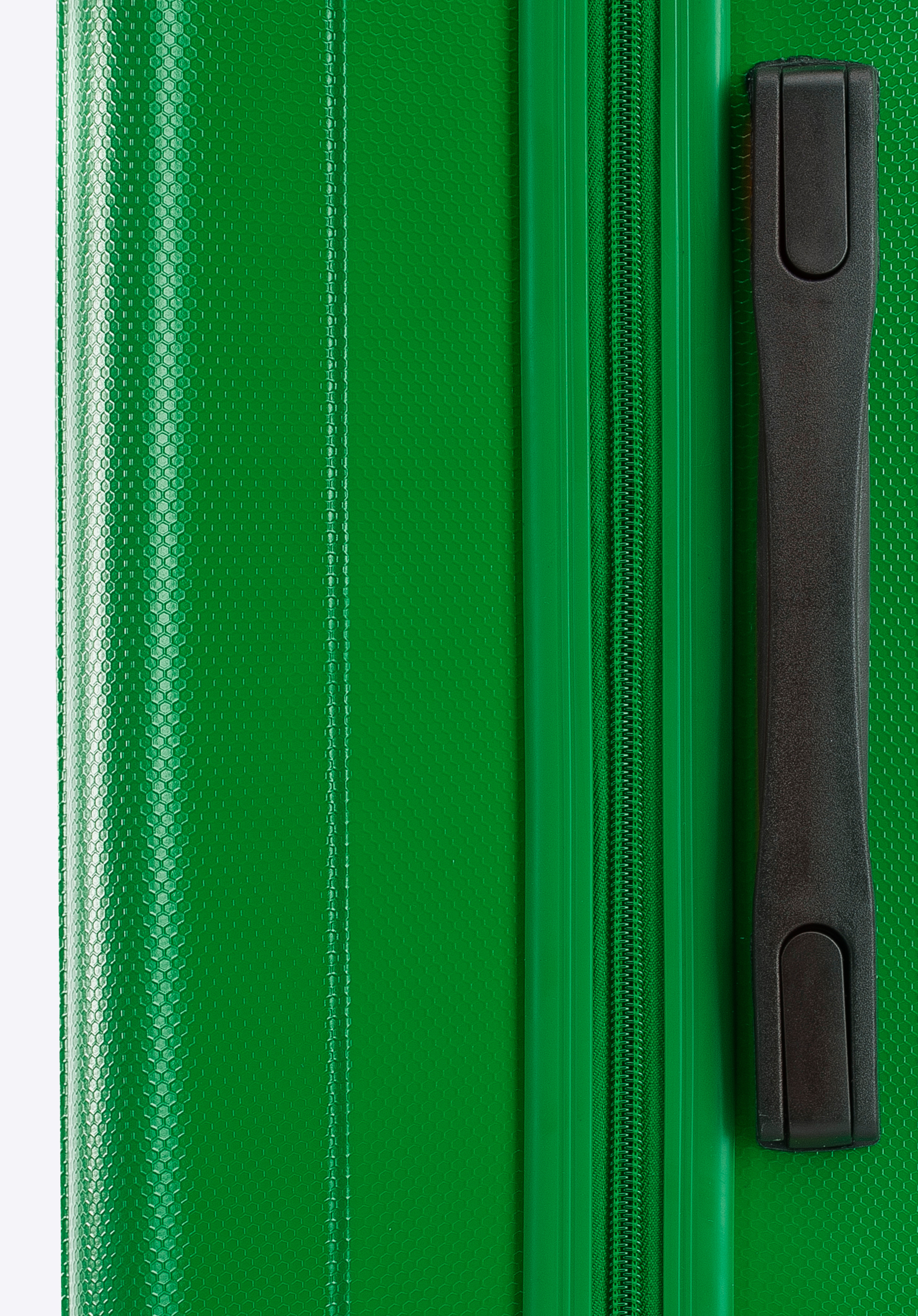 Walizka kabinowa z polikarbonu z pionowymi tłoczeniami