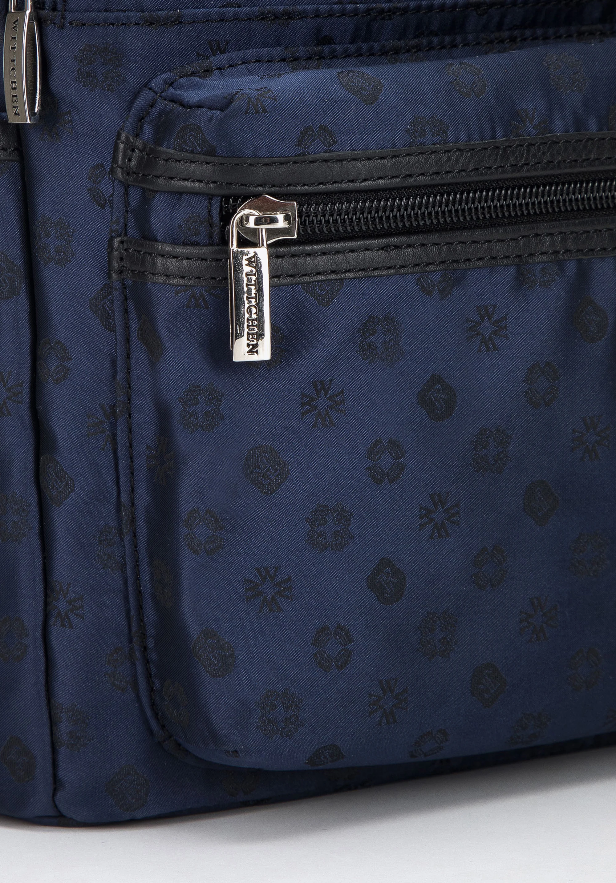 Damski plecak z żakardu dwukomorowy