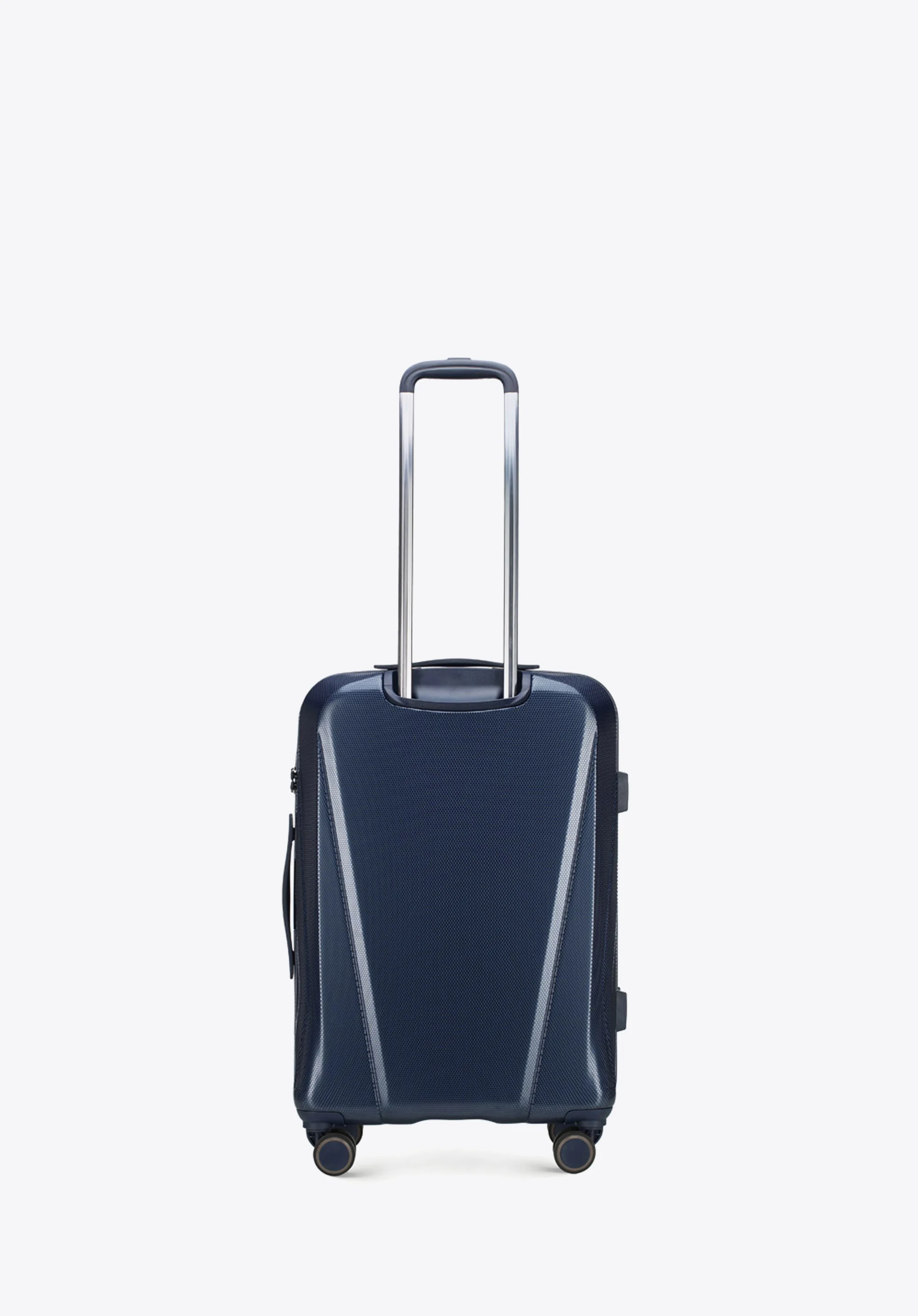 Walizka kabinowa z polikarbonu geometryczna