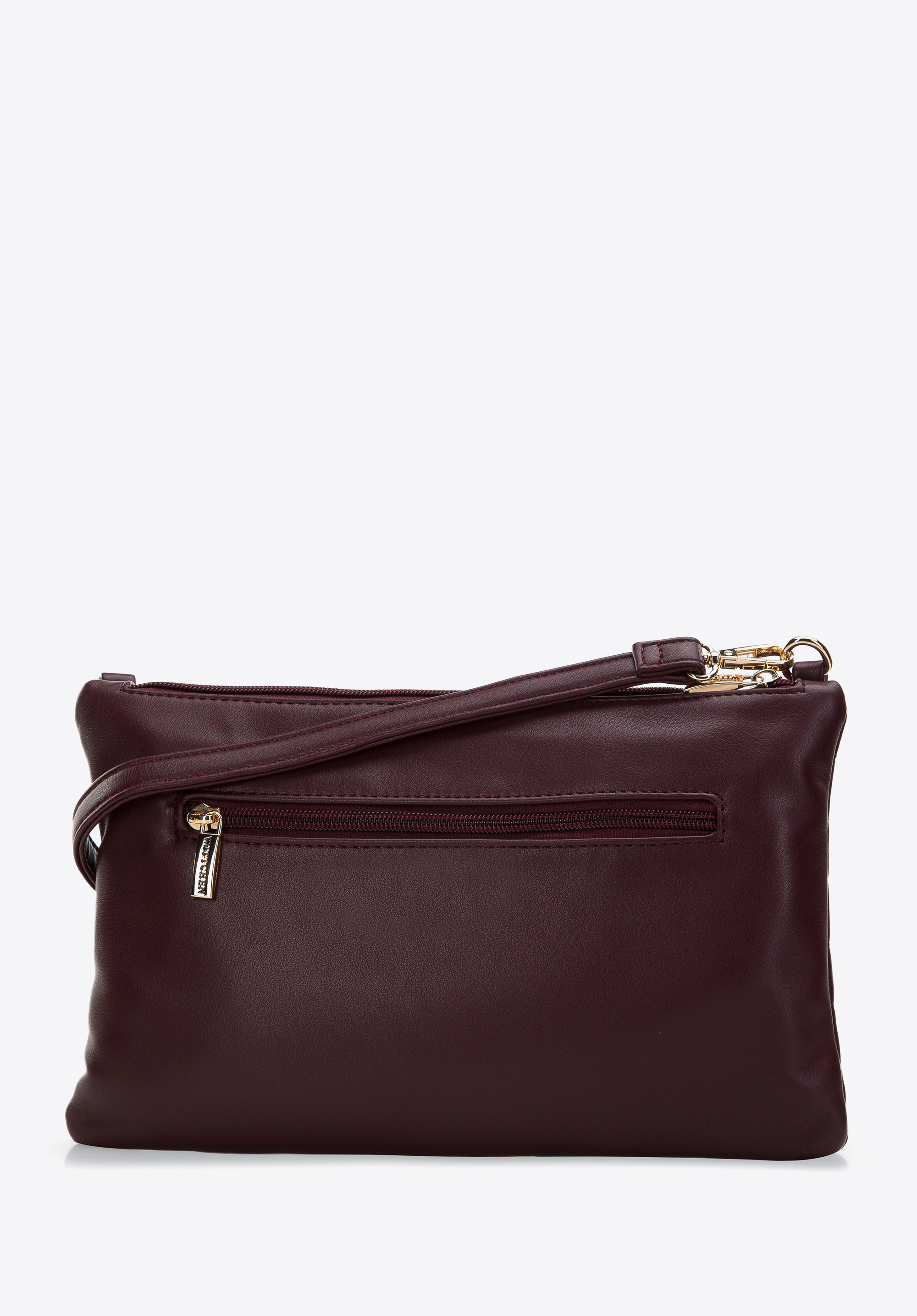 Damska listonoszka z pikowanej ekoskóry w ozdobny wzór cienka