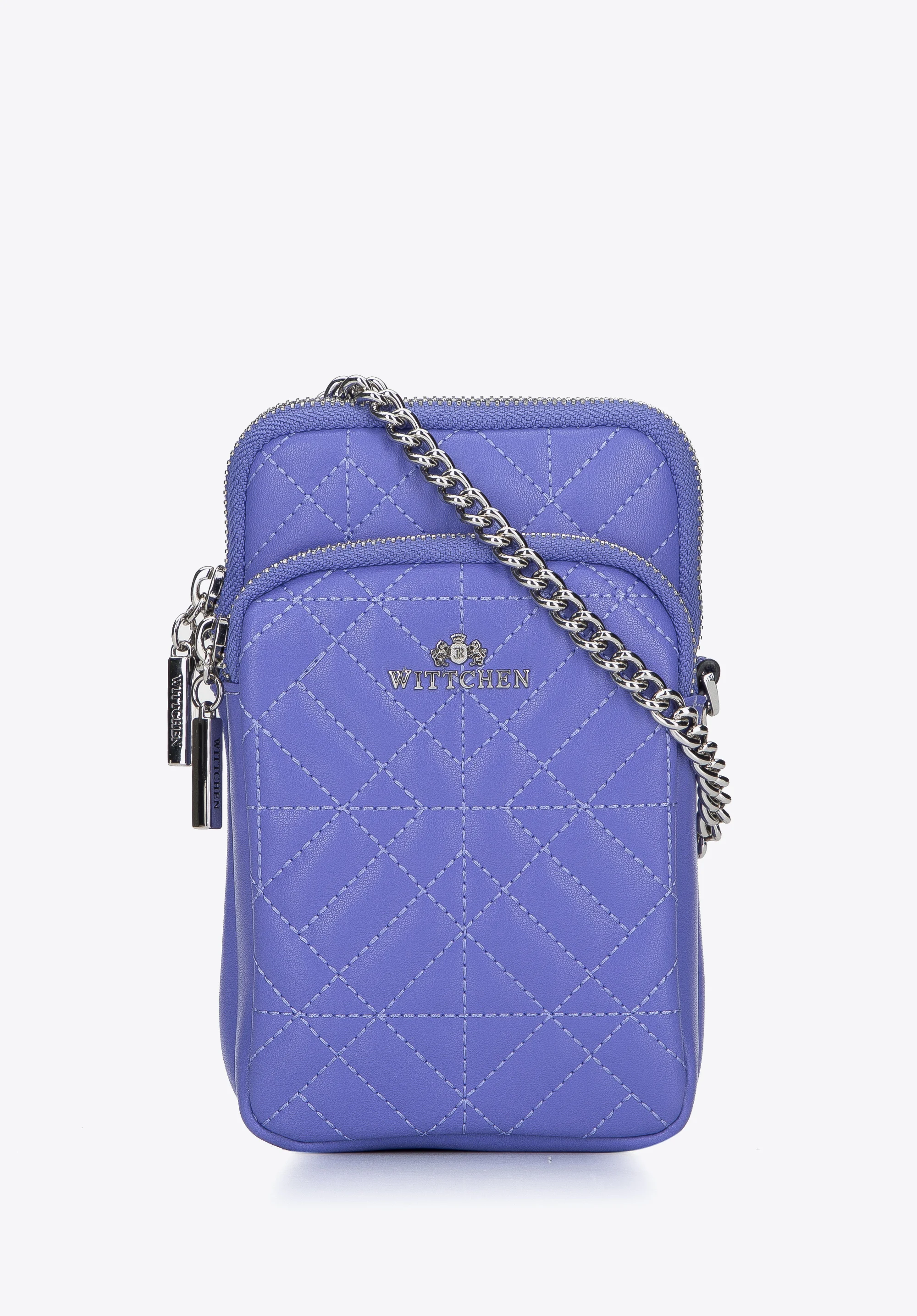 Minitorebka skórzana z kieszenią z przodu