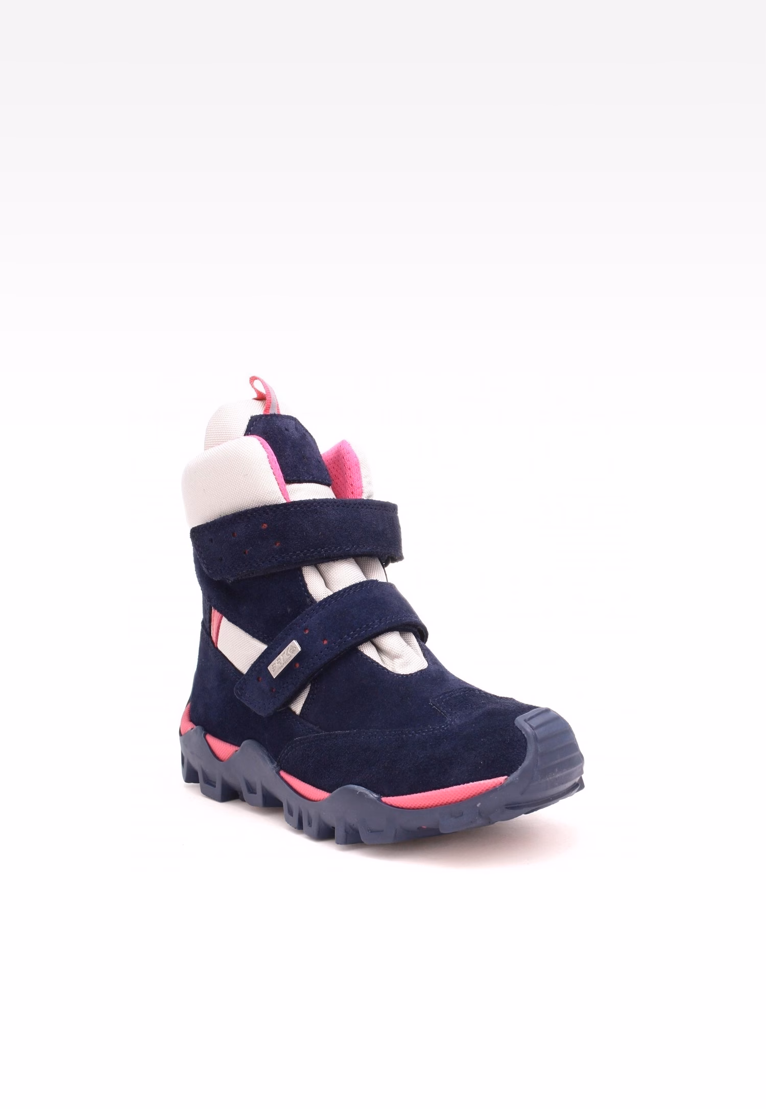 Trzewiki ocieplane BARTEK 7395-69XL, dla dziewcząt, granatowo-różowy