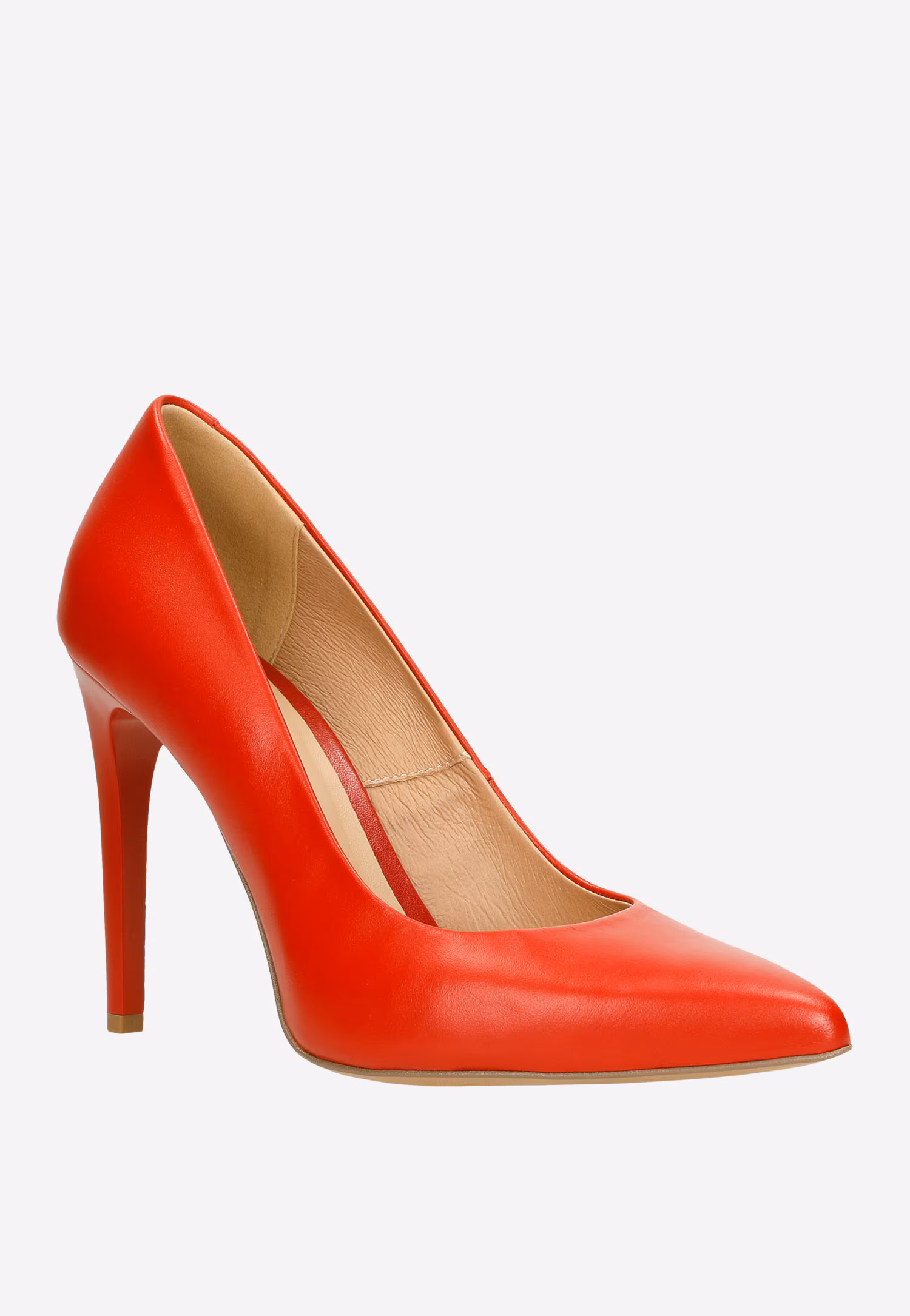 Czarne eleganckie czółenka damskie ze skóry licowej