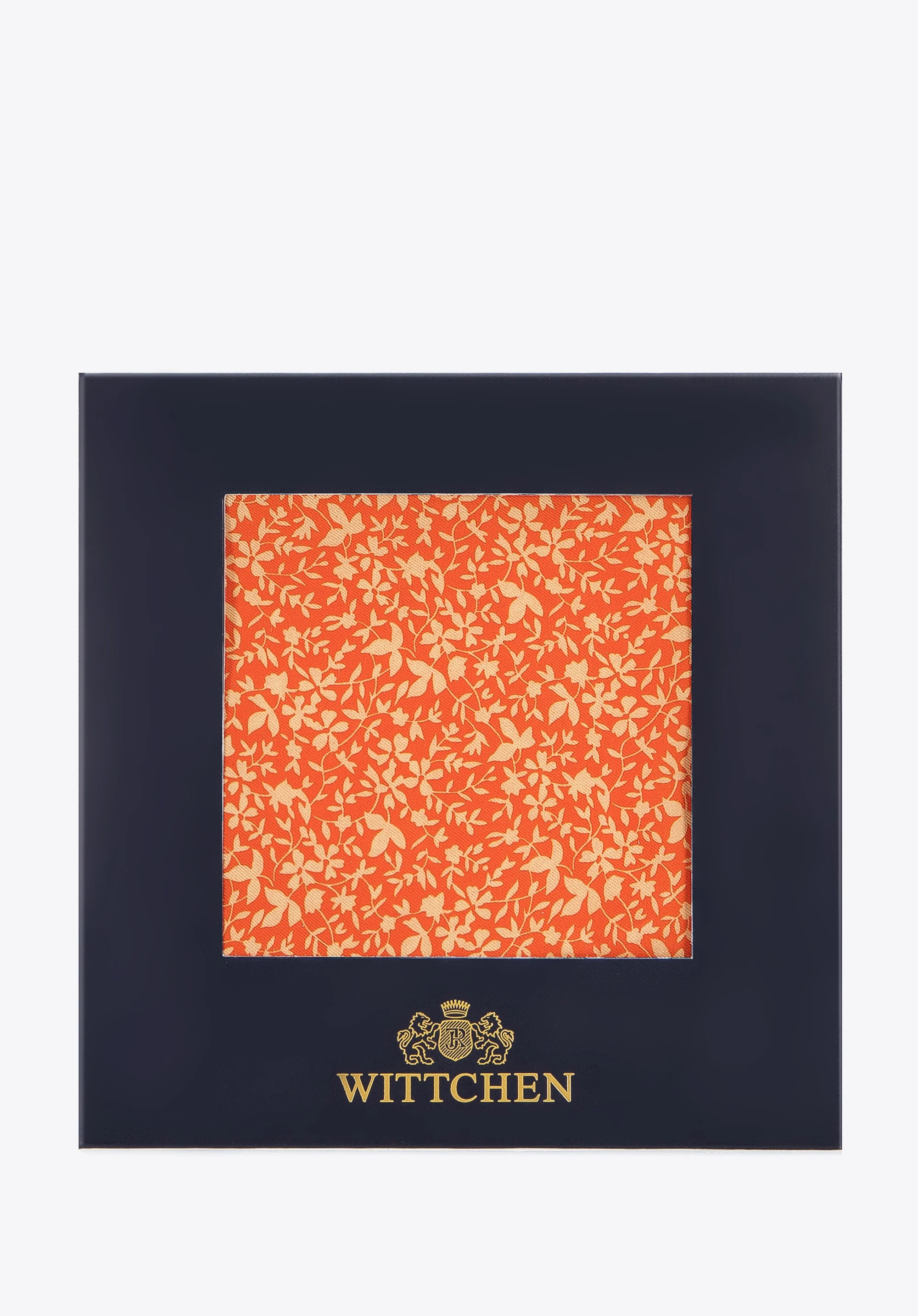 Poszetka jedwabna we wzory