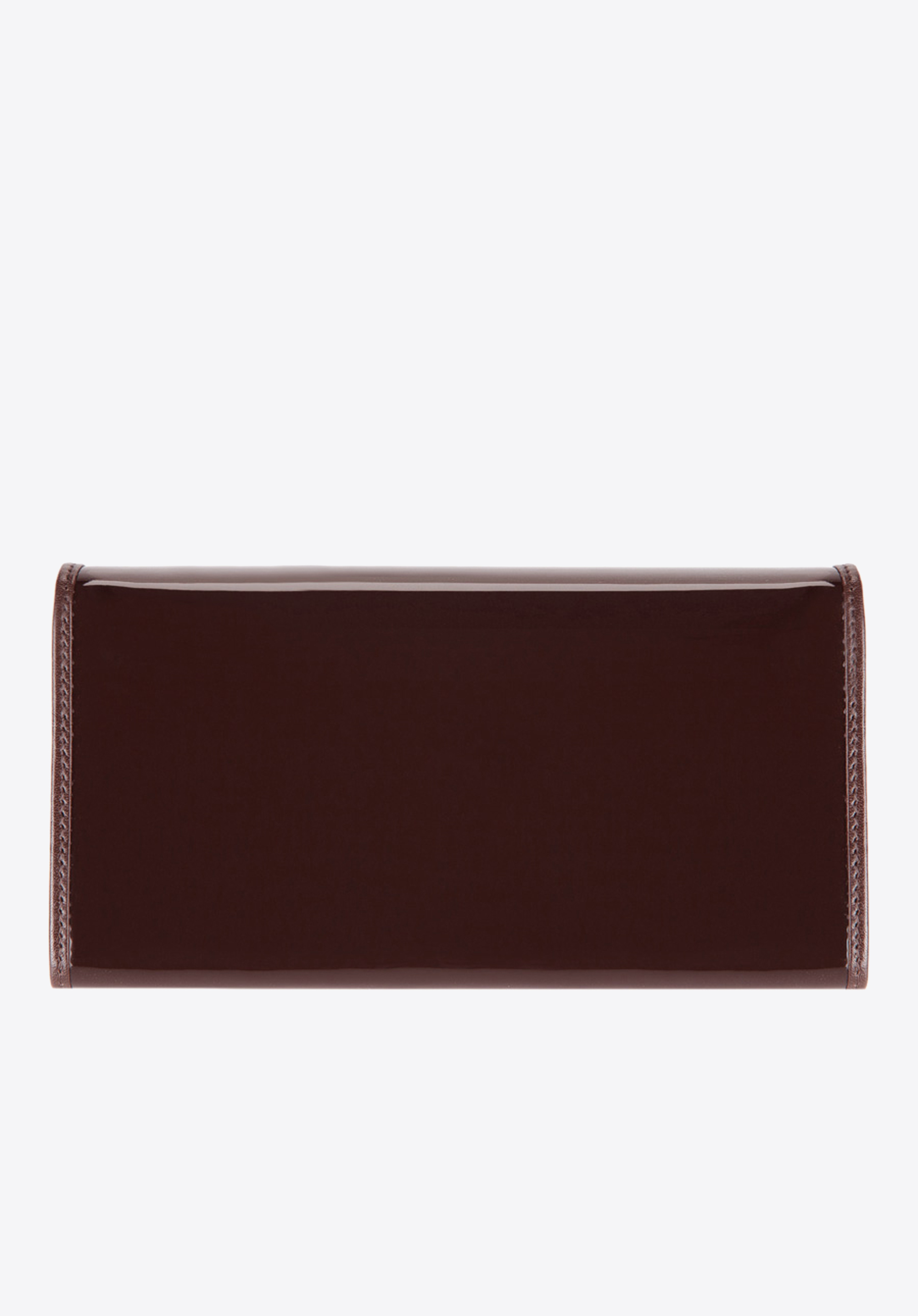 Damski portfel ze skóry lakierowany duży