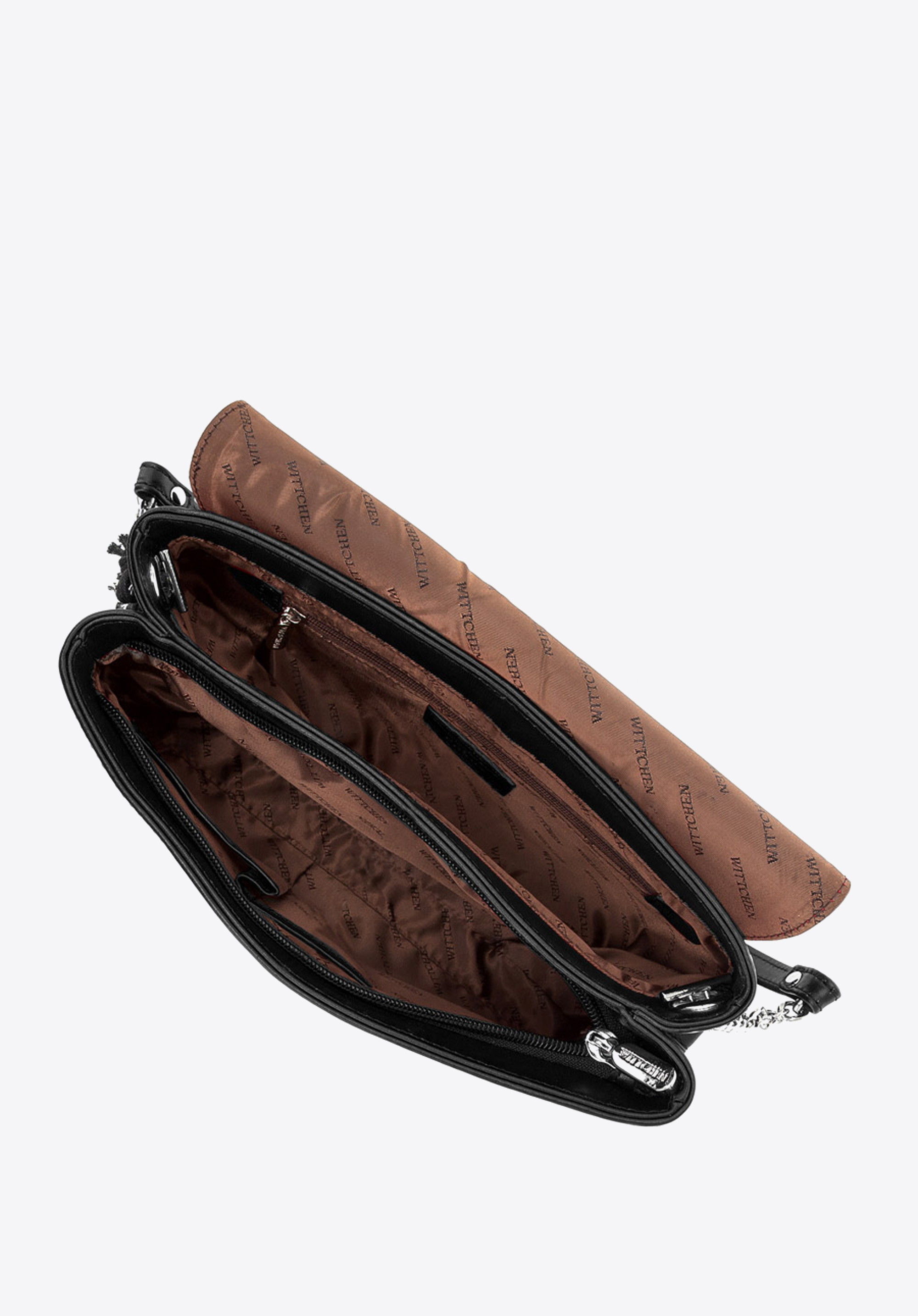 Kopertówka ze skóry klasyczna trapezowa