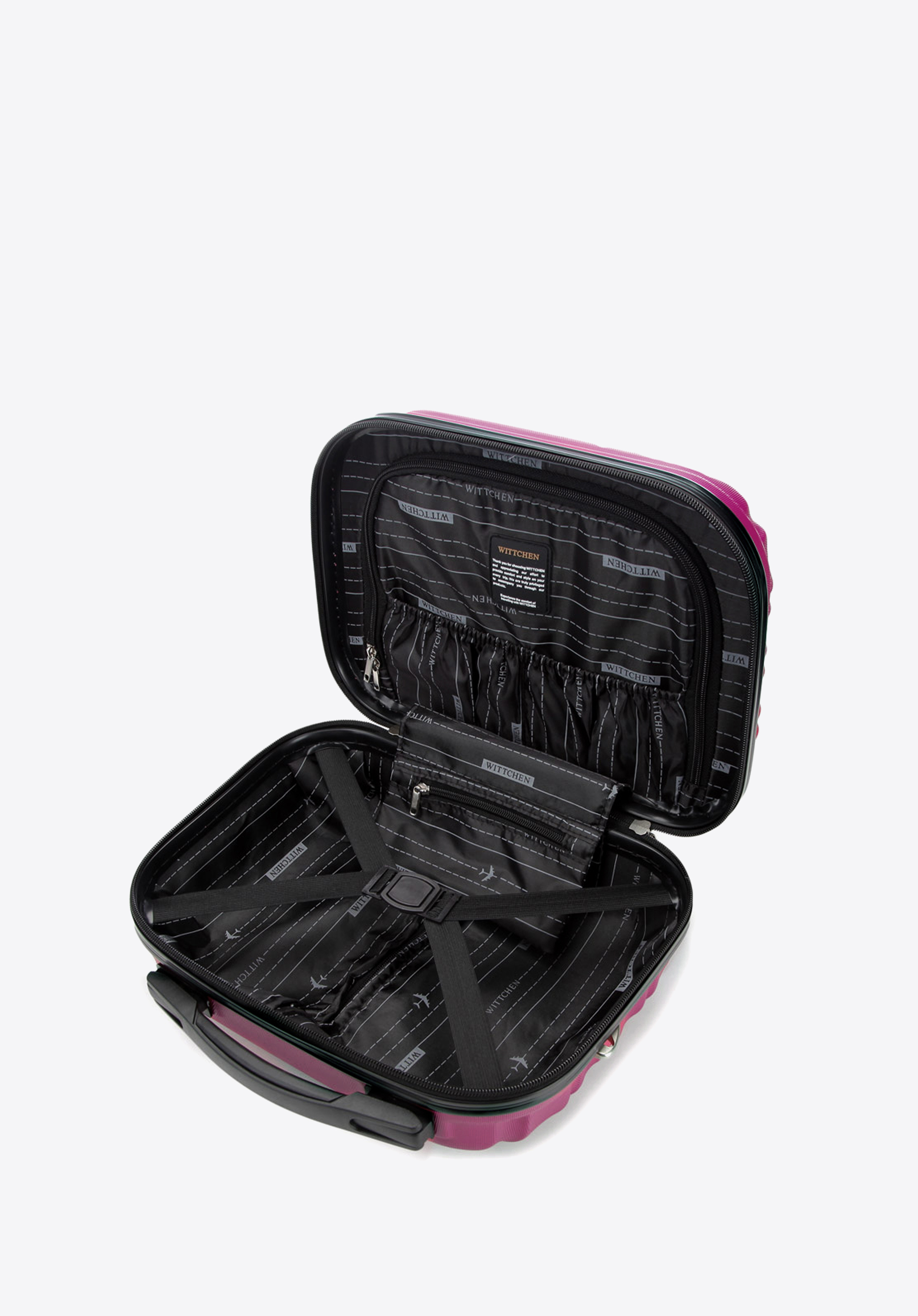 Kosmetyczka podróżna z ABS-u z żebrowaniem