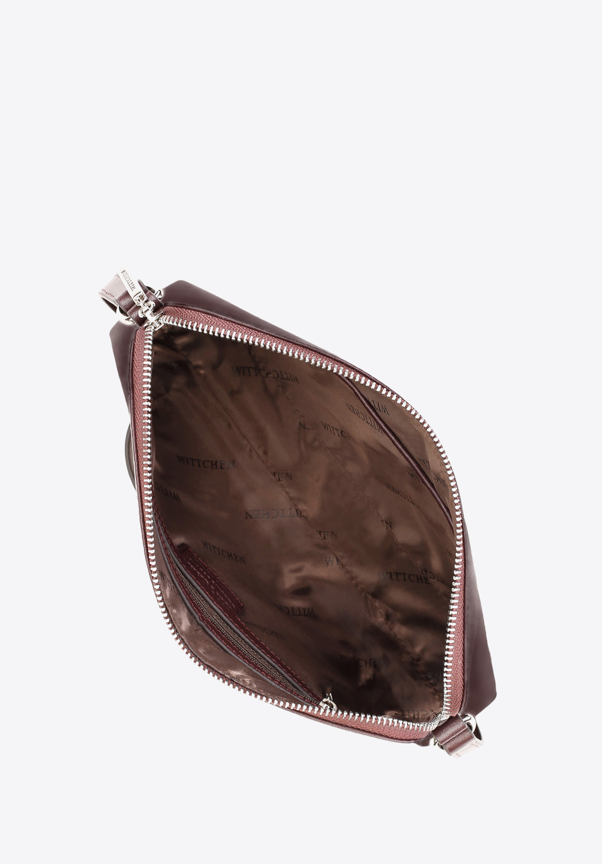 Damska listonoszka ze skóry metaliczna