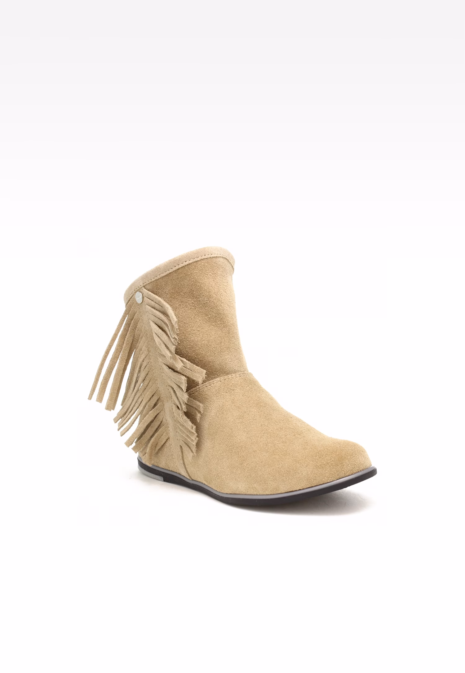 Botki BARTEK 17233019, dla dziewcząt, beżowy