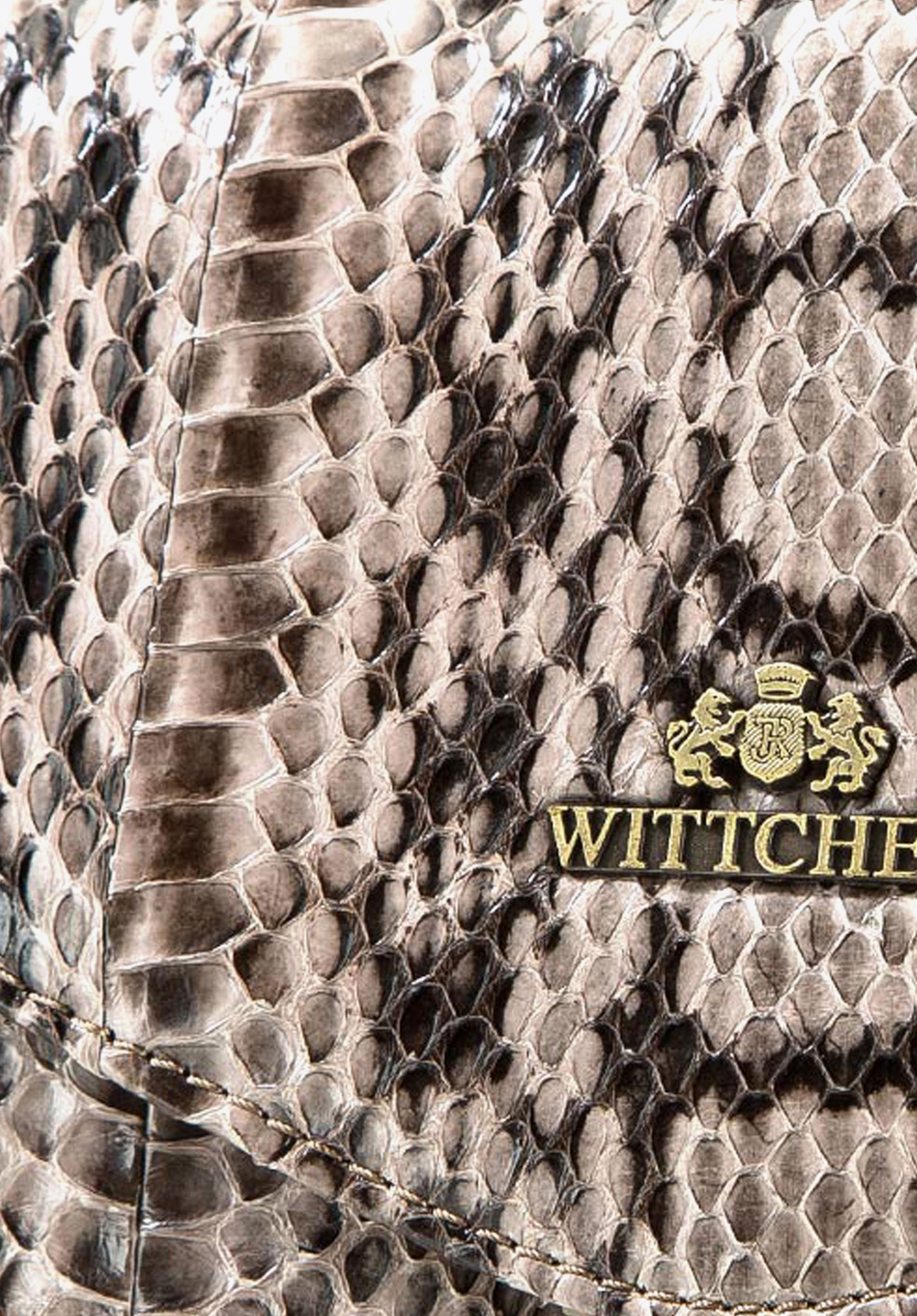 Kopertówka skórzana we wzór węża