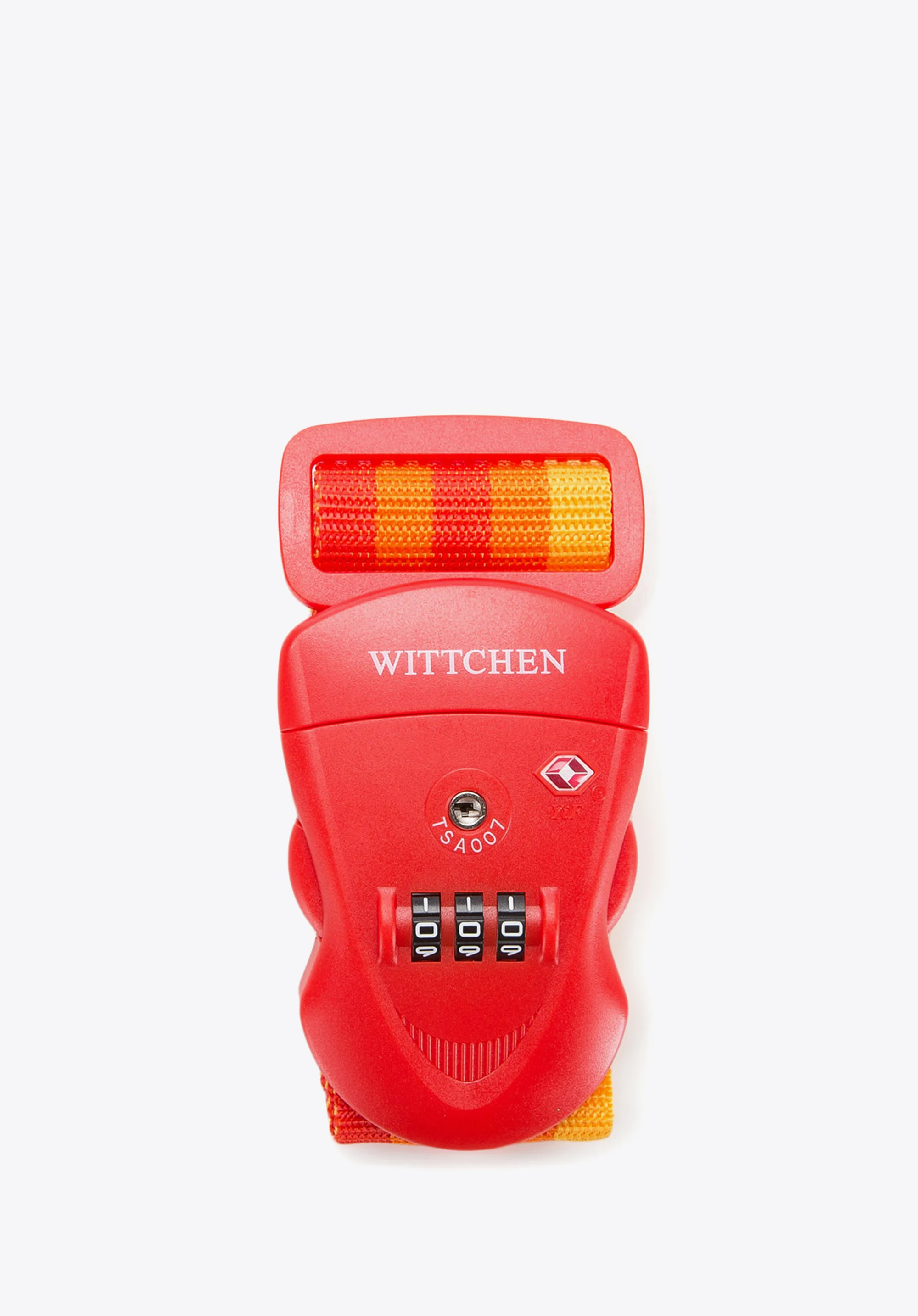 Pas zabezpieczający bagaż z zamkiem