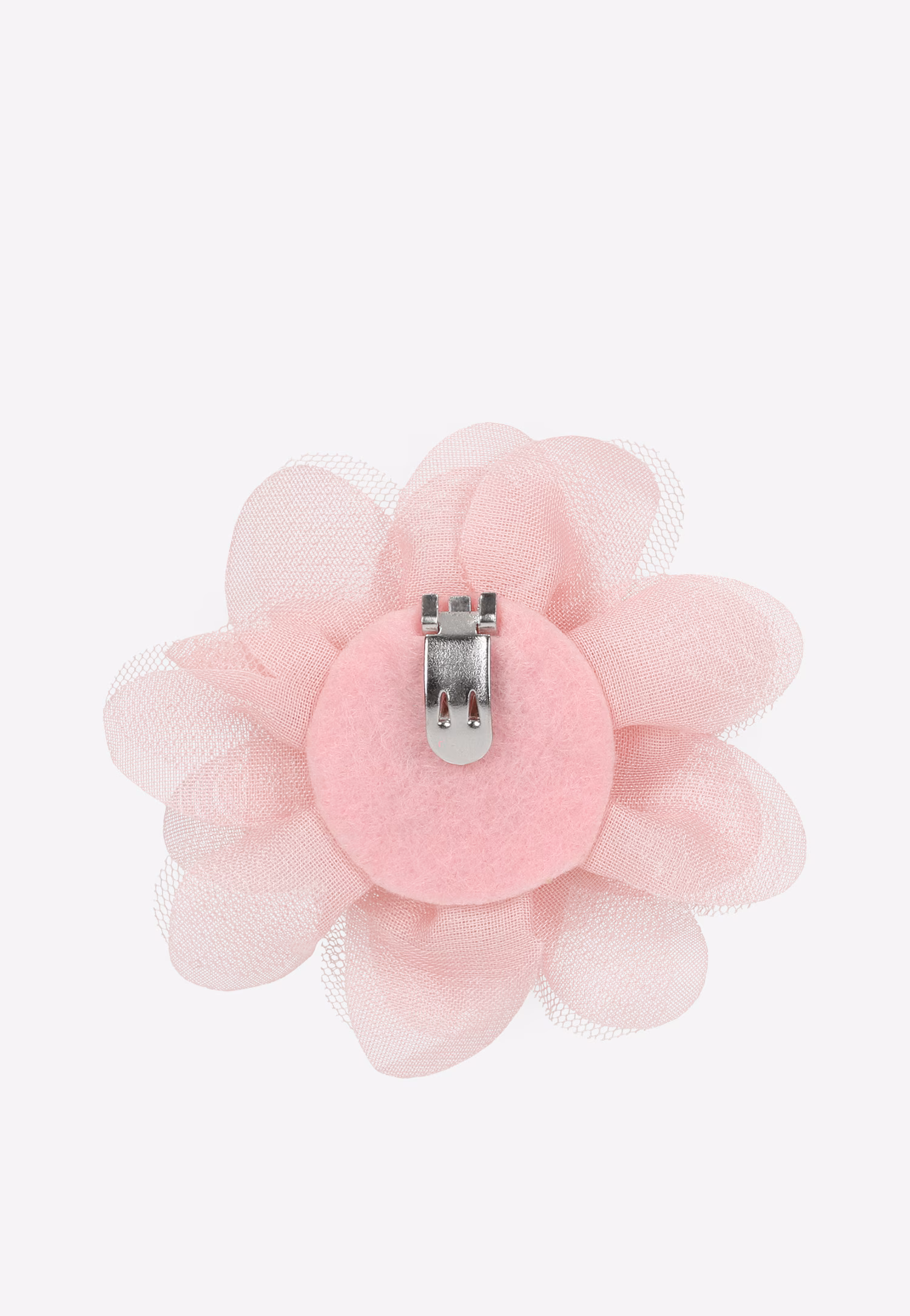 Czarny kwiat ozdoba do obuwia w formie klipsa