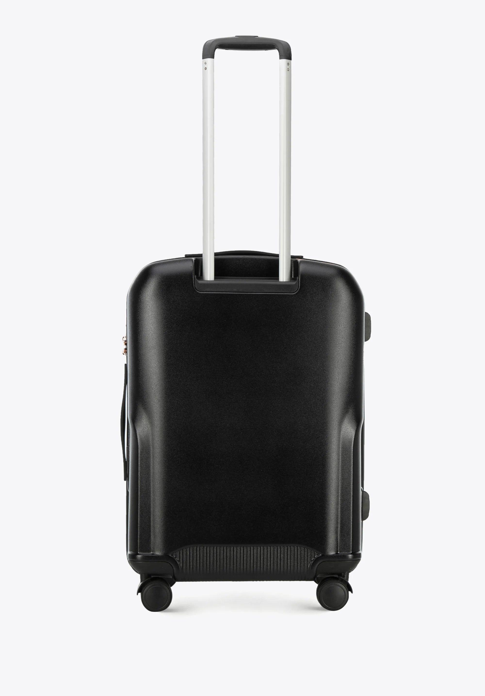 Walizka kabinowa z polikarbonu z suwakiem w kolorze różowego złota