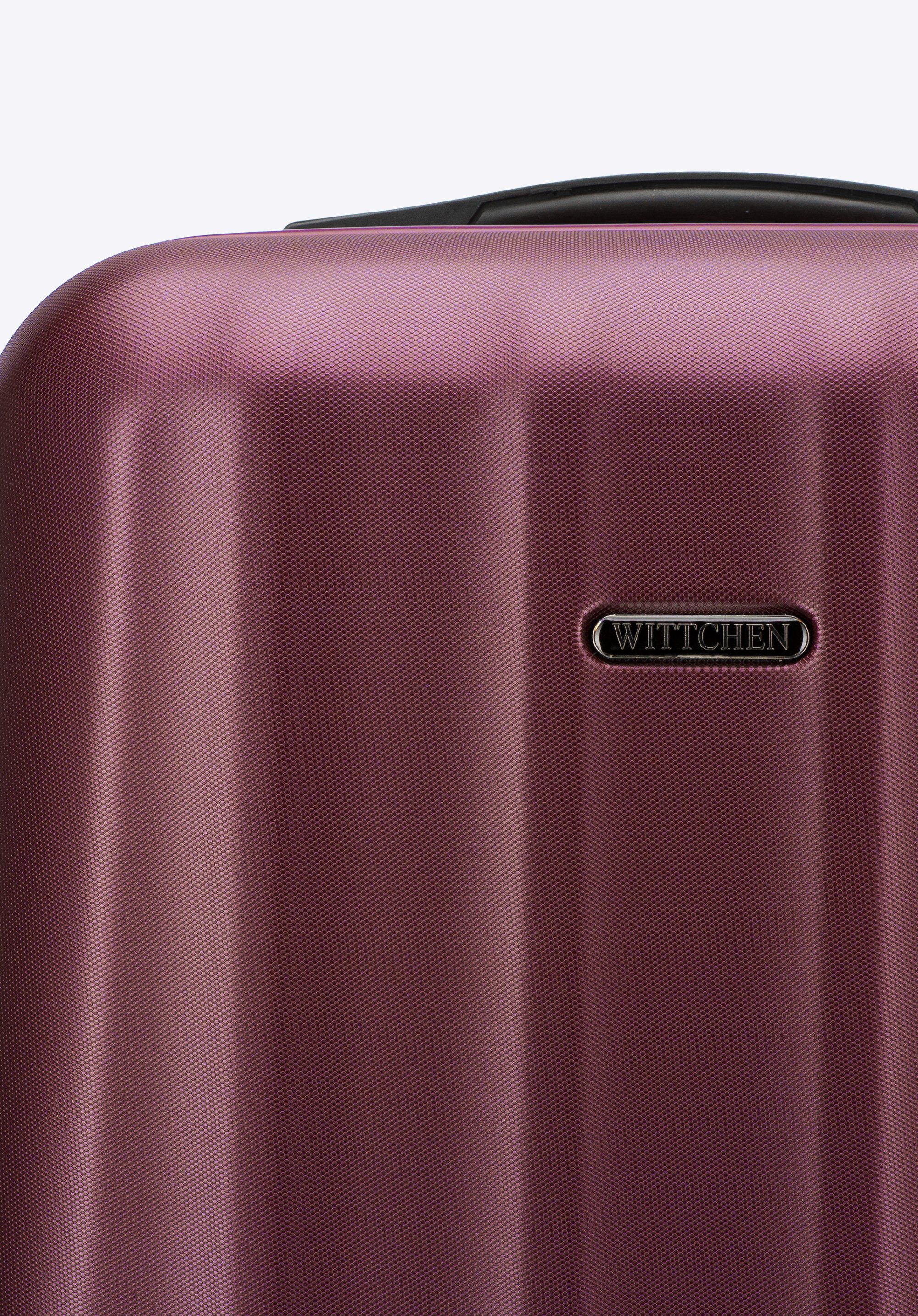 Walizka kabinowa z polikarbonu fakturowana