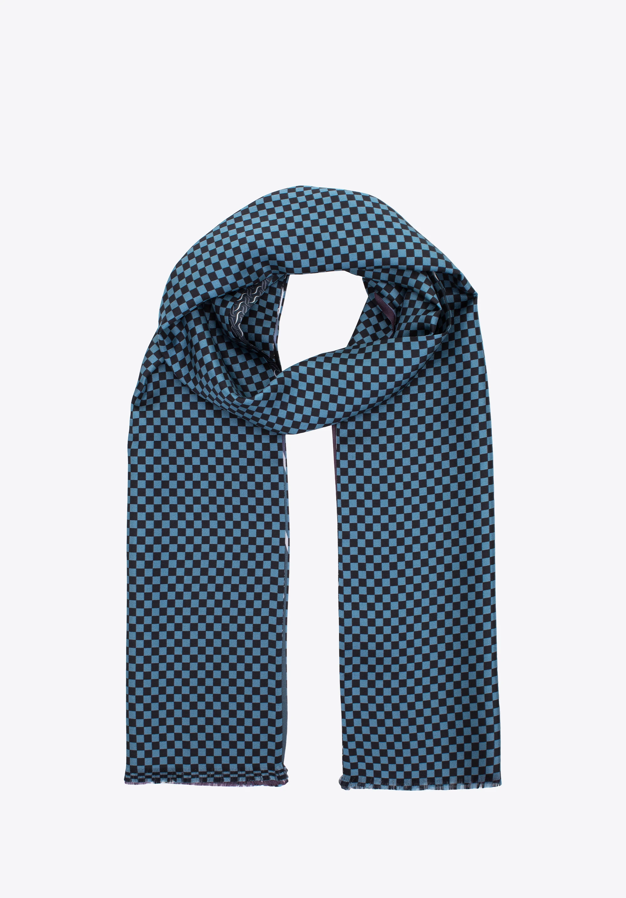 Męski szal z jedwabiu