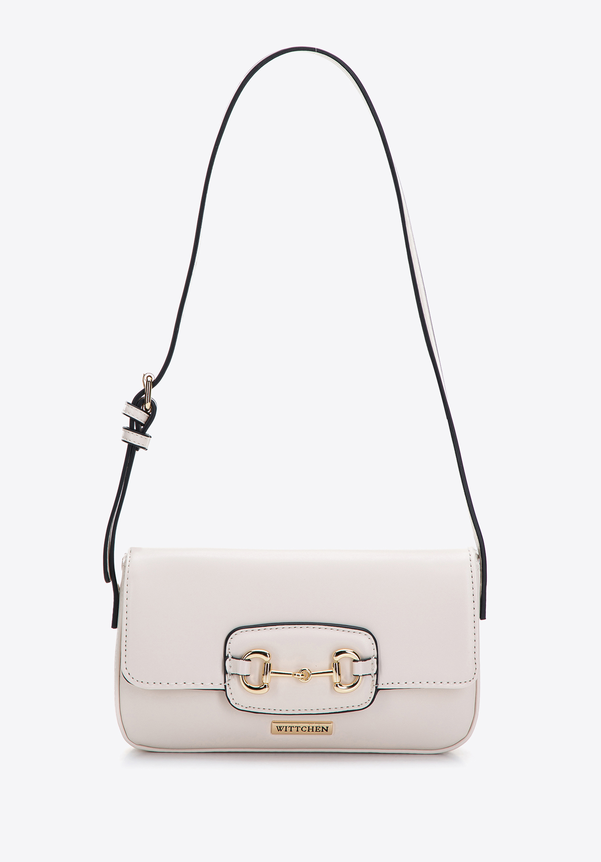 Minitorebka bagietka z ozdobną klamrą na klapie