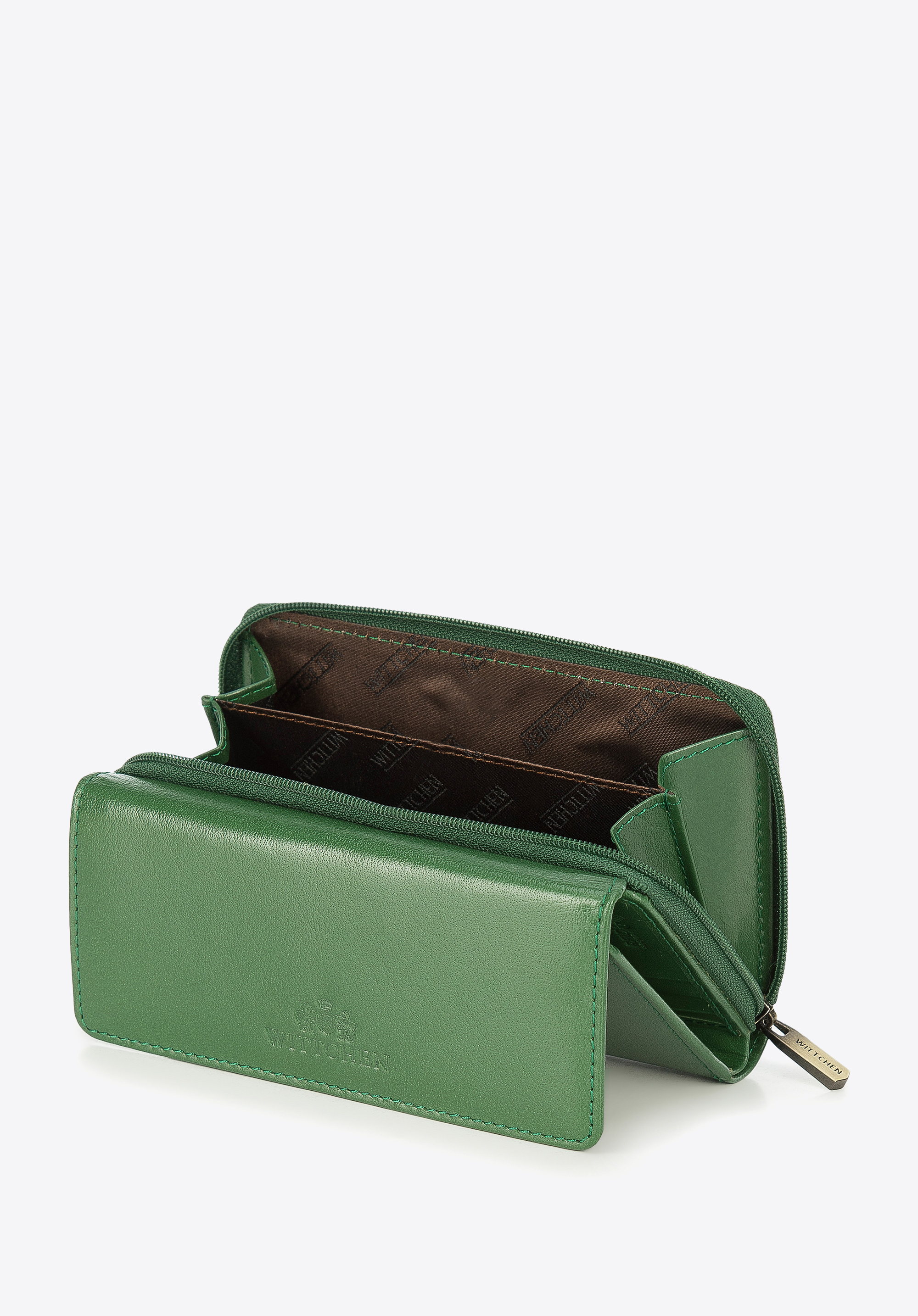 Damski portfel ze skóry poziomy