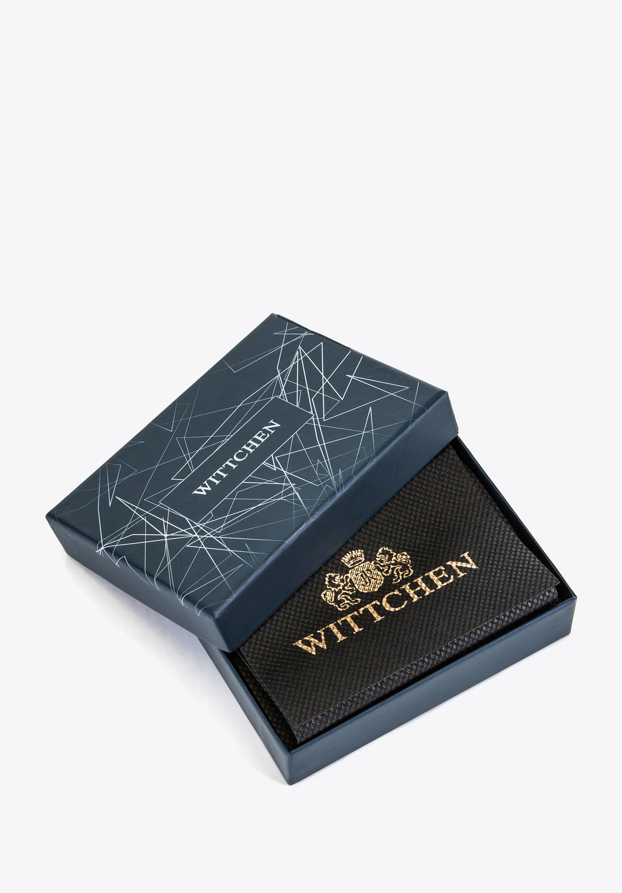 Damski portfel ze skóry niezamykany