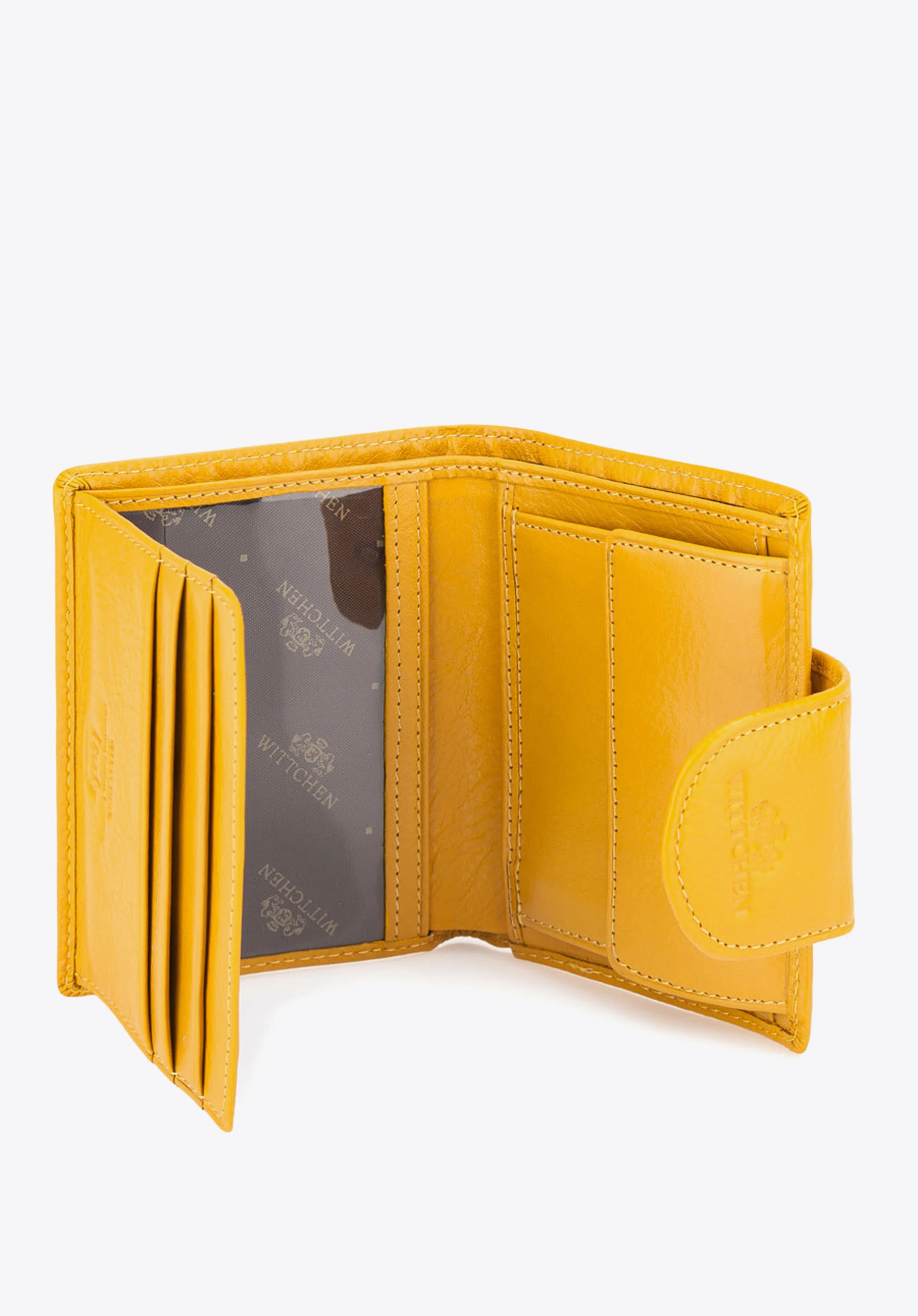 Damski portfel skórzany z elegancką napą