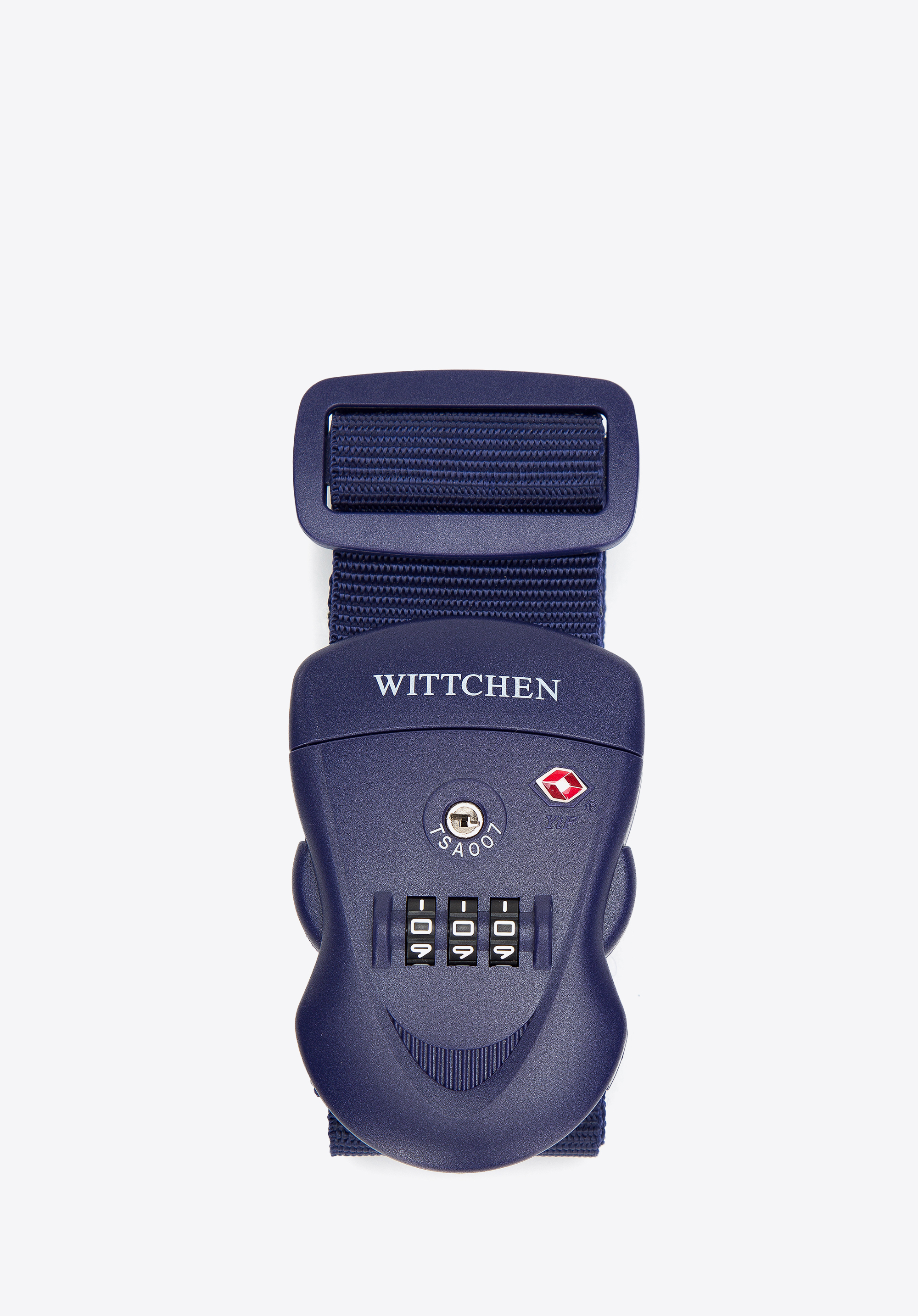 Pas zabezpieczający bagaż z zamkiem