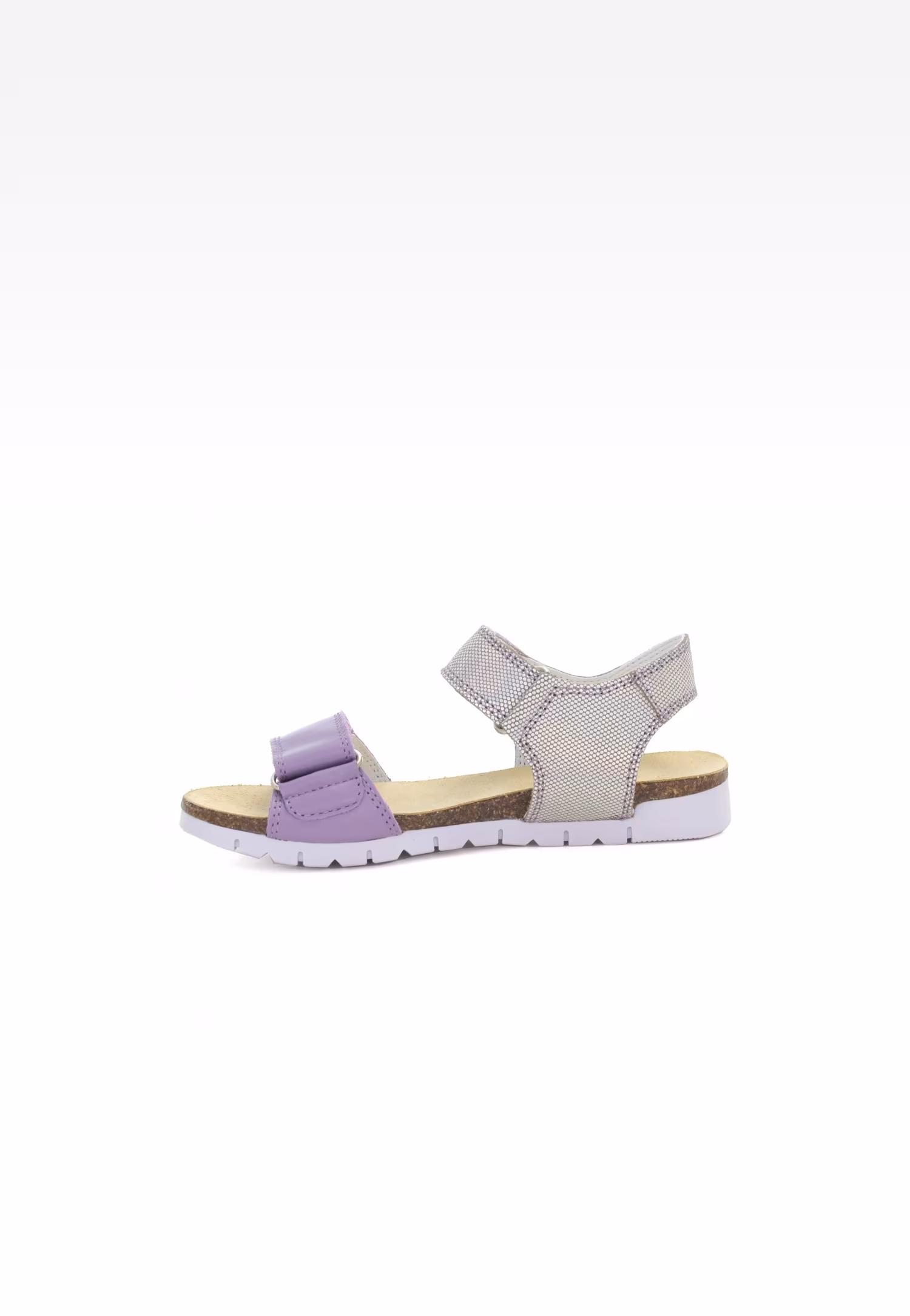 Sandały BARTEK W-56183/6JK, dla dziewcząt, czarno-szaro-fioletowy