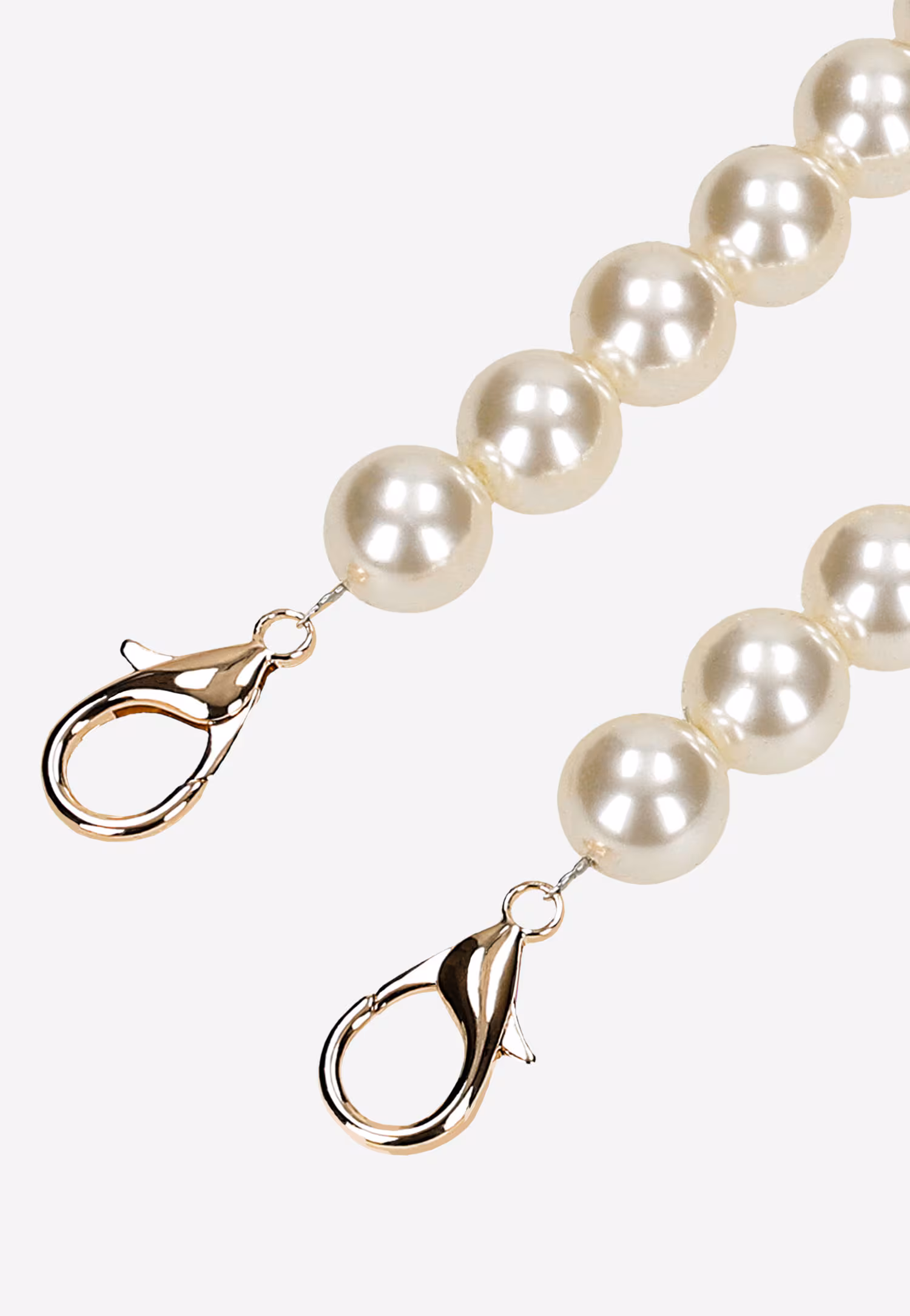 Doczepiana ozdoba ze złotymi uchwytami i perełkami