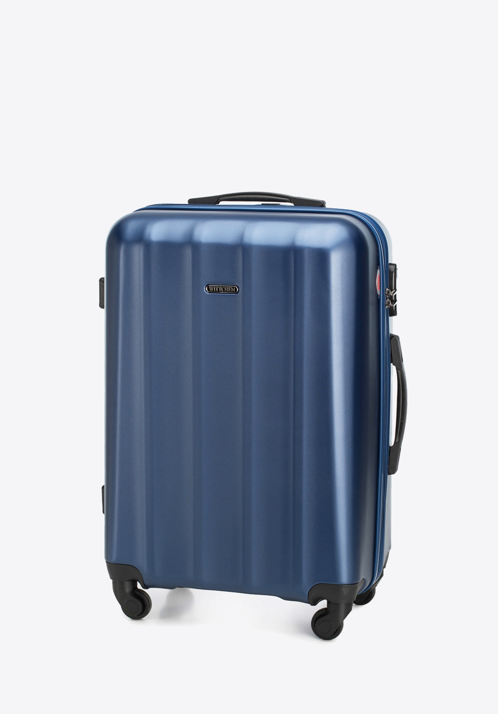 Walizka kabinowa z polikarbonu fakturowana