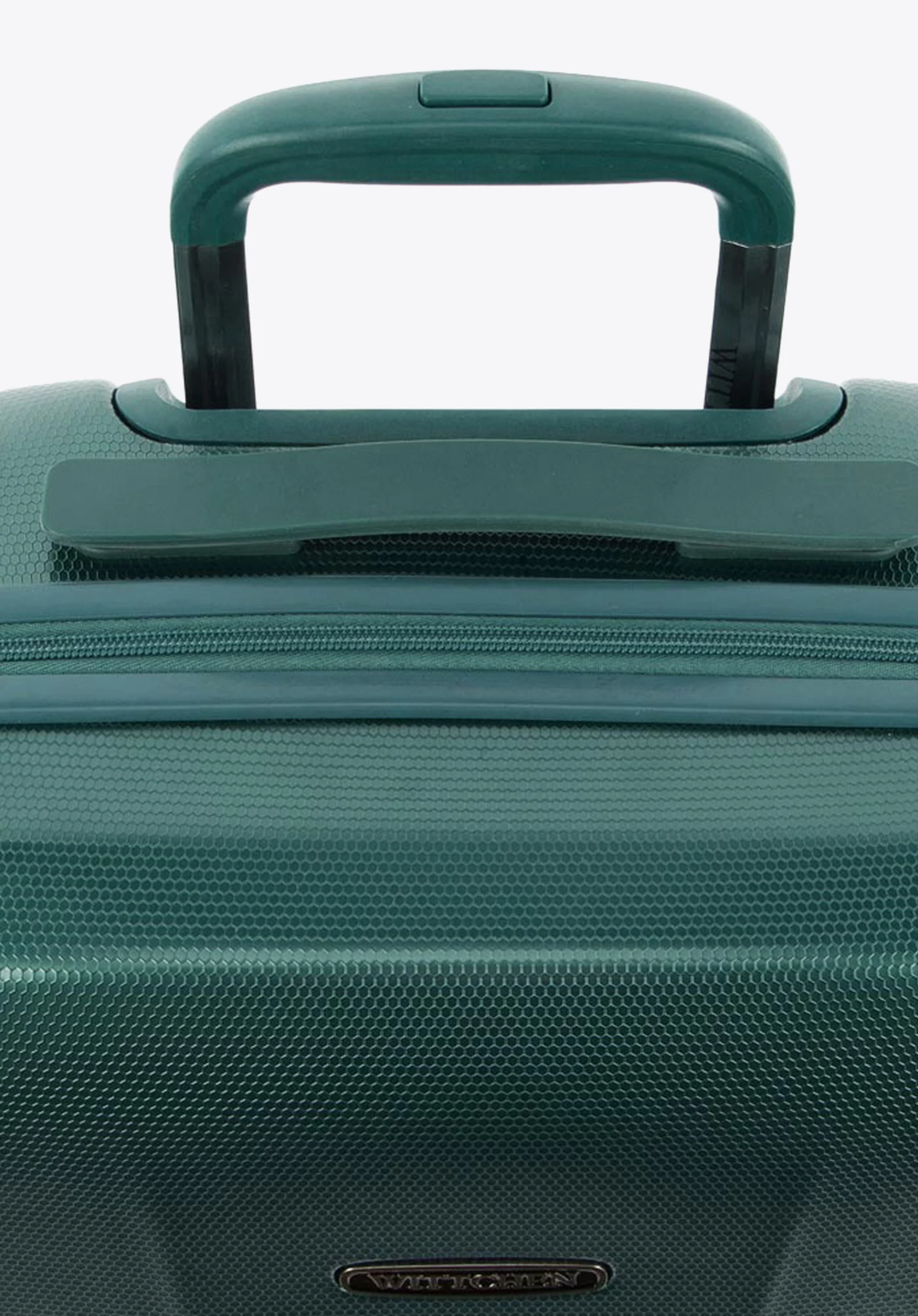 Walizka kabinowa z polikarbonu geometryczna