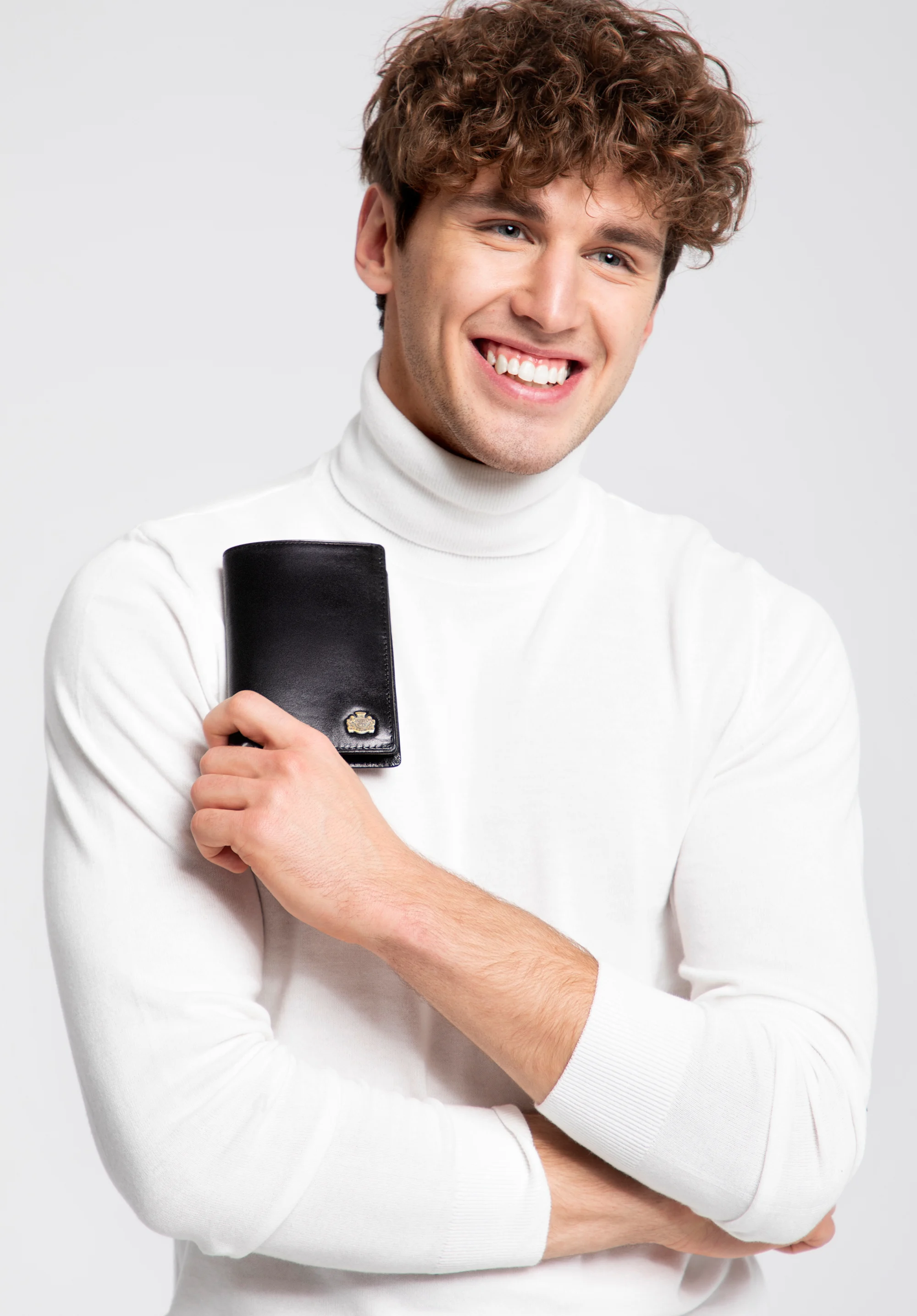 Portfel skórzany uniwersalny pionowy