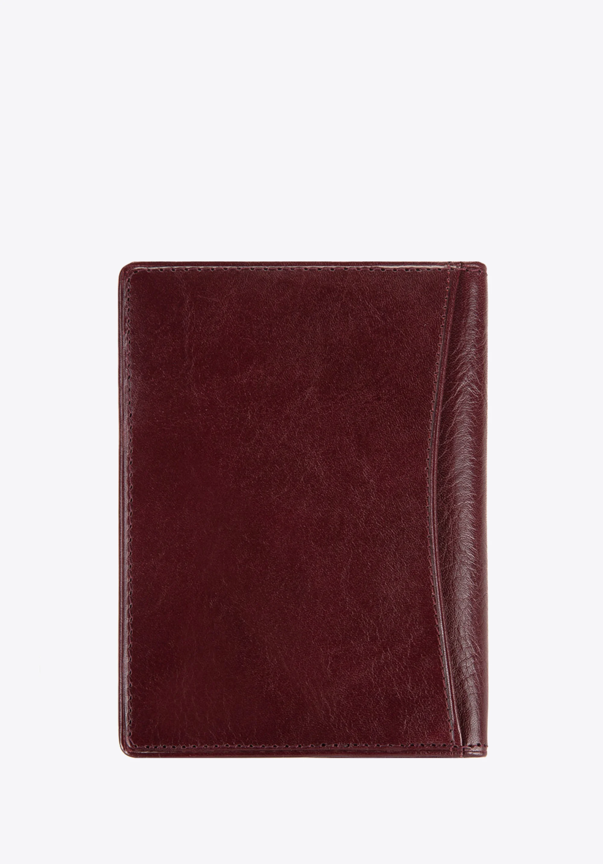 Etui na dokumenty skórzane z kieszenią