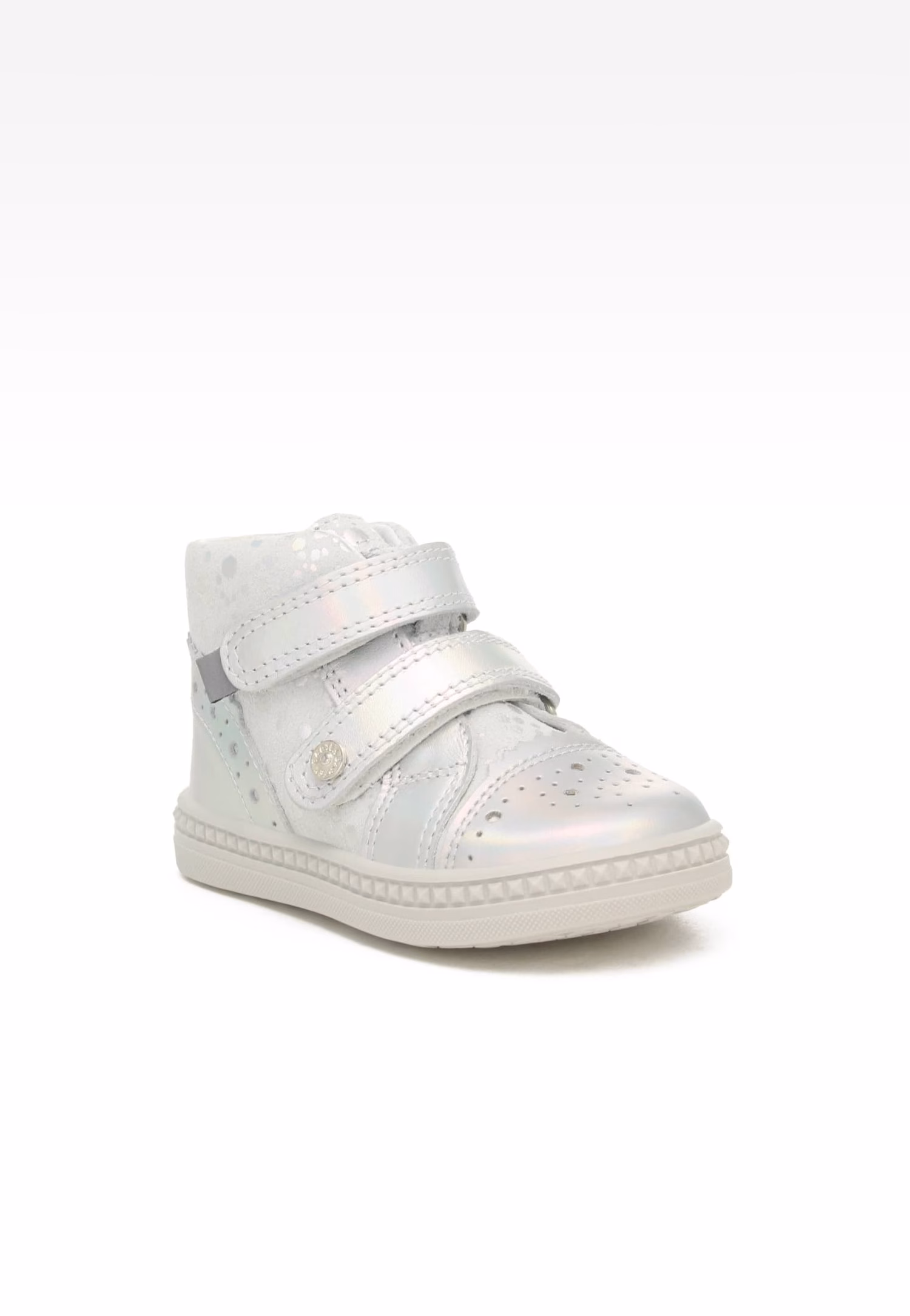 Sneakers BARTEK 091764-025 II, dla dziewcząt, biało-srebrny