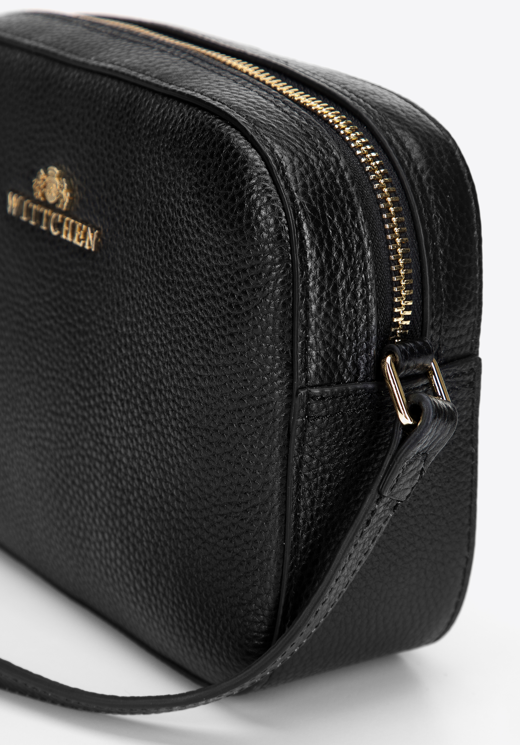 Damska listonoszka skórzana pudełkowa z chwostem