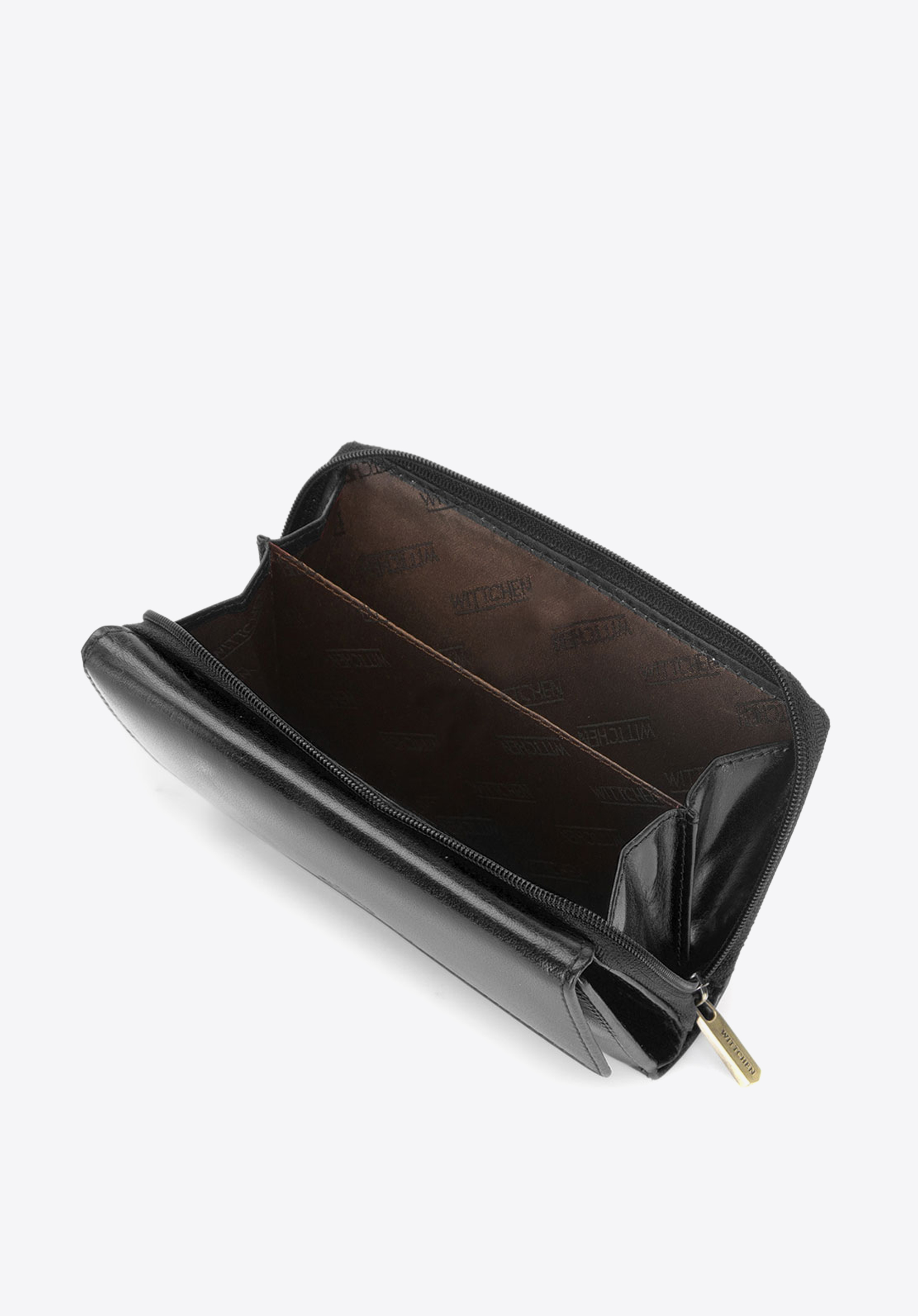 Damski portfel ze skóry poziomy