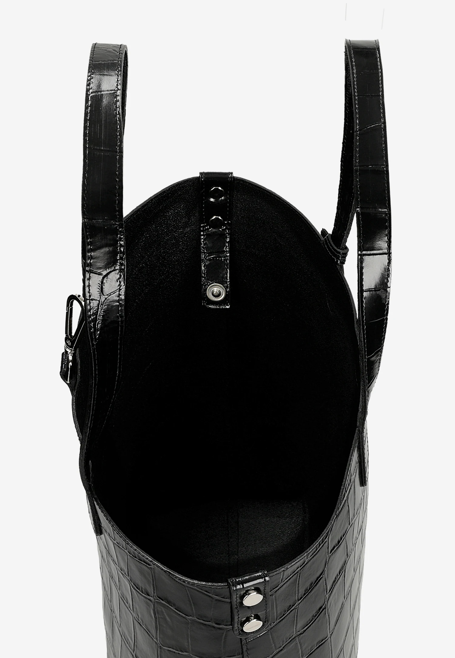 Duża torebka damska z tłoczeniem w zwierzęcy print