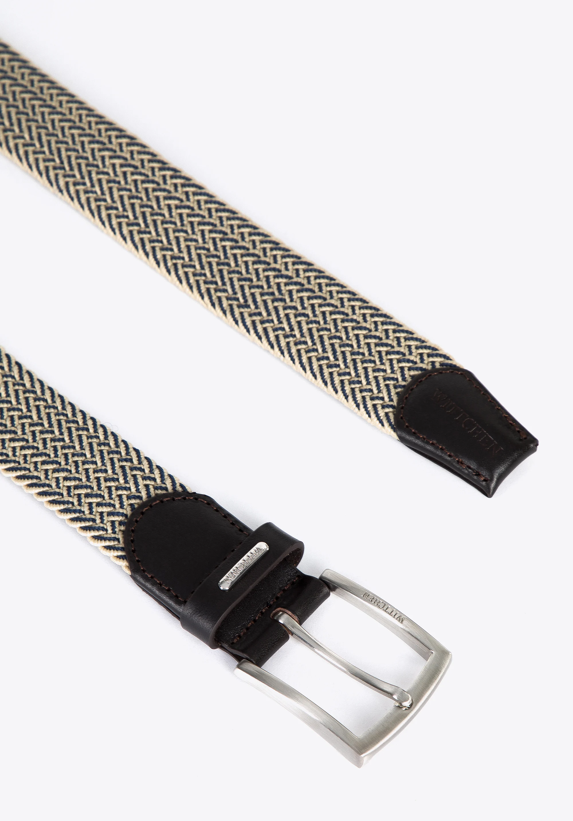 Męski pasek z plecionki