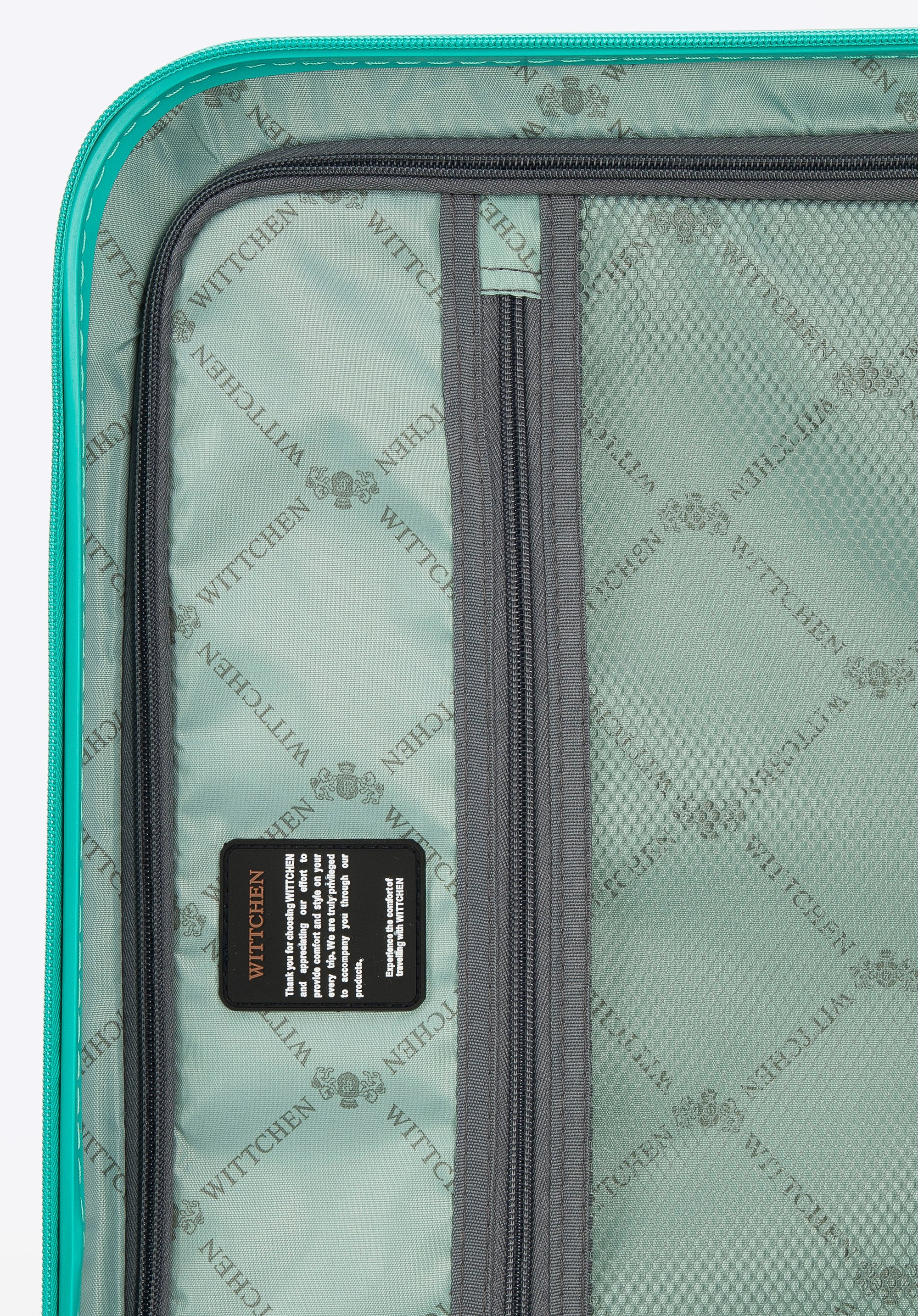 Walizka kabinowa z ABS-u z nadrukiem