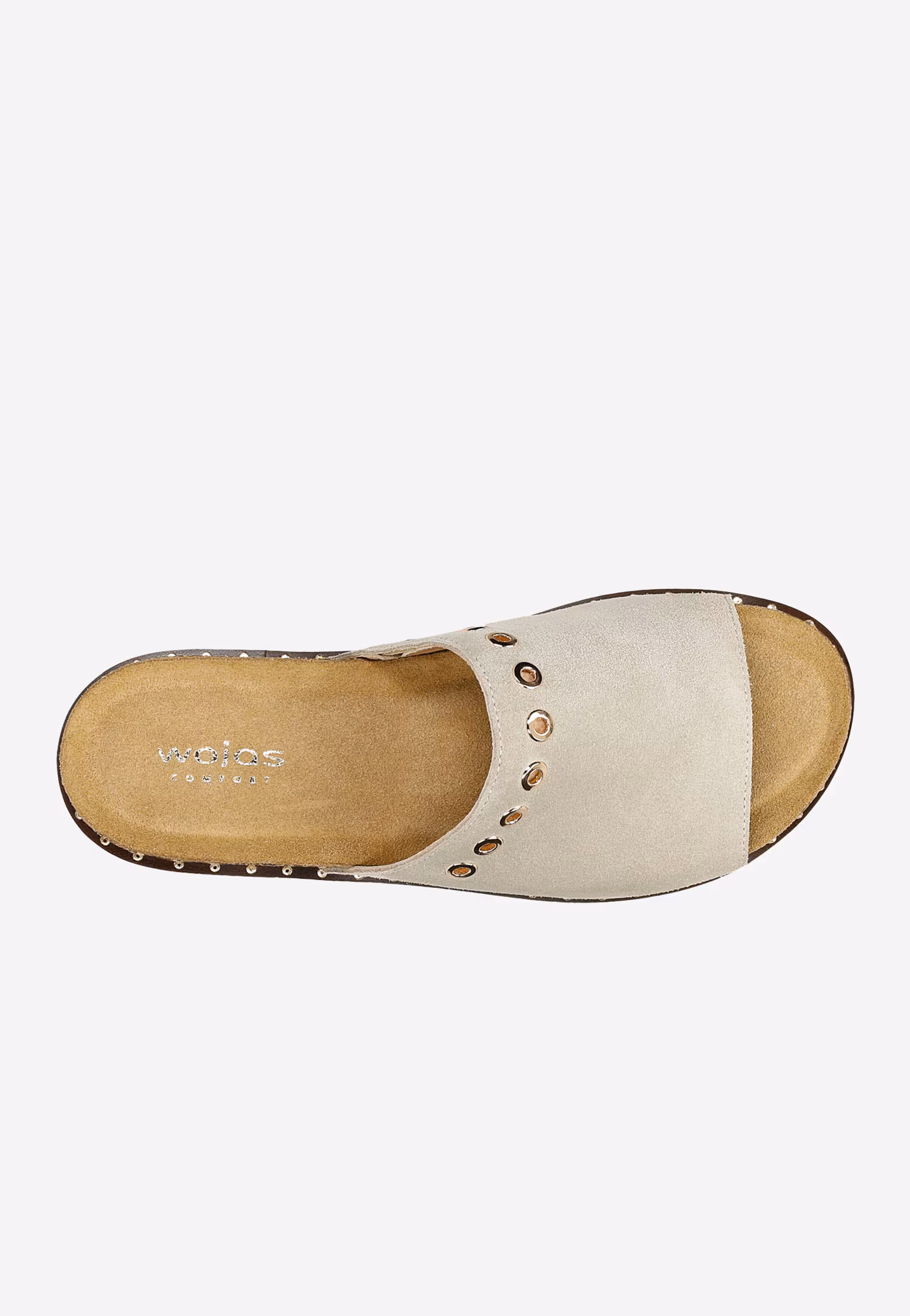 Wygodne klapki damskie skórzane