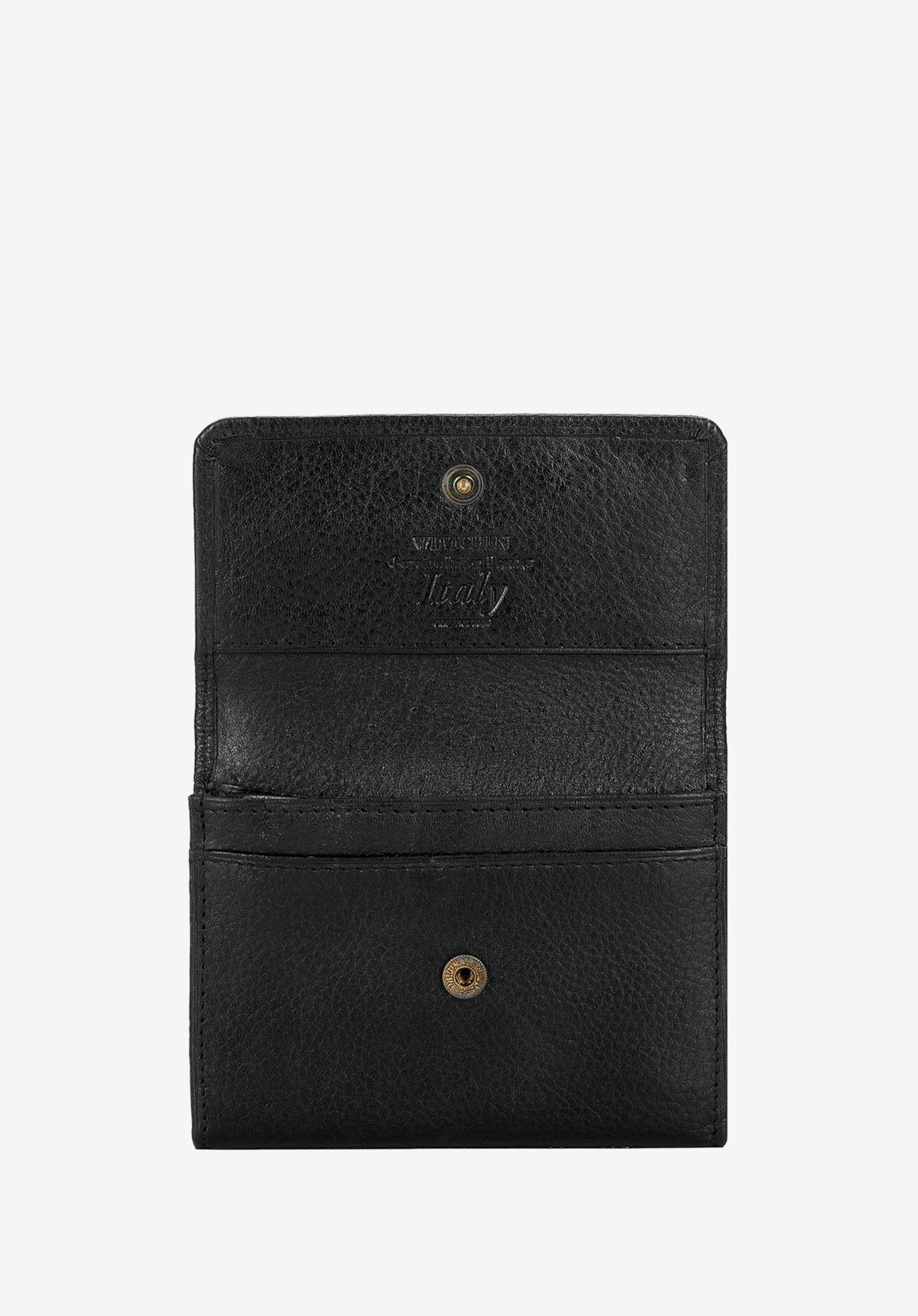 Portfel skórzany mały na zatrzask