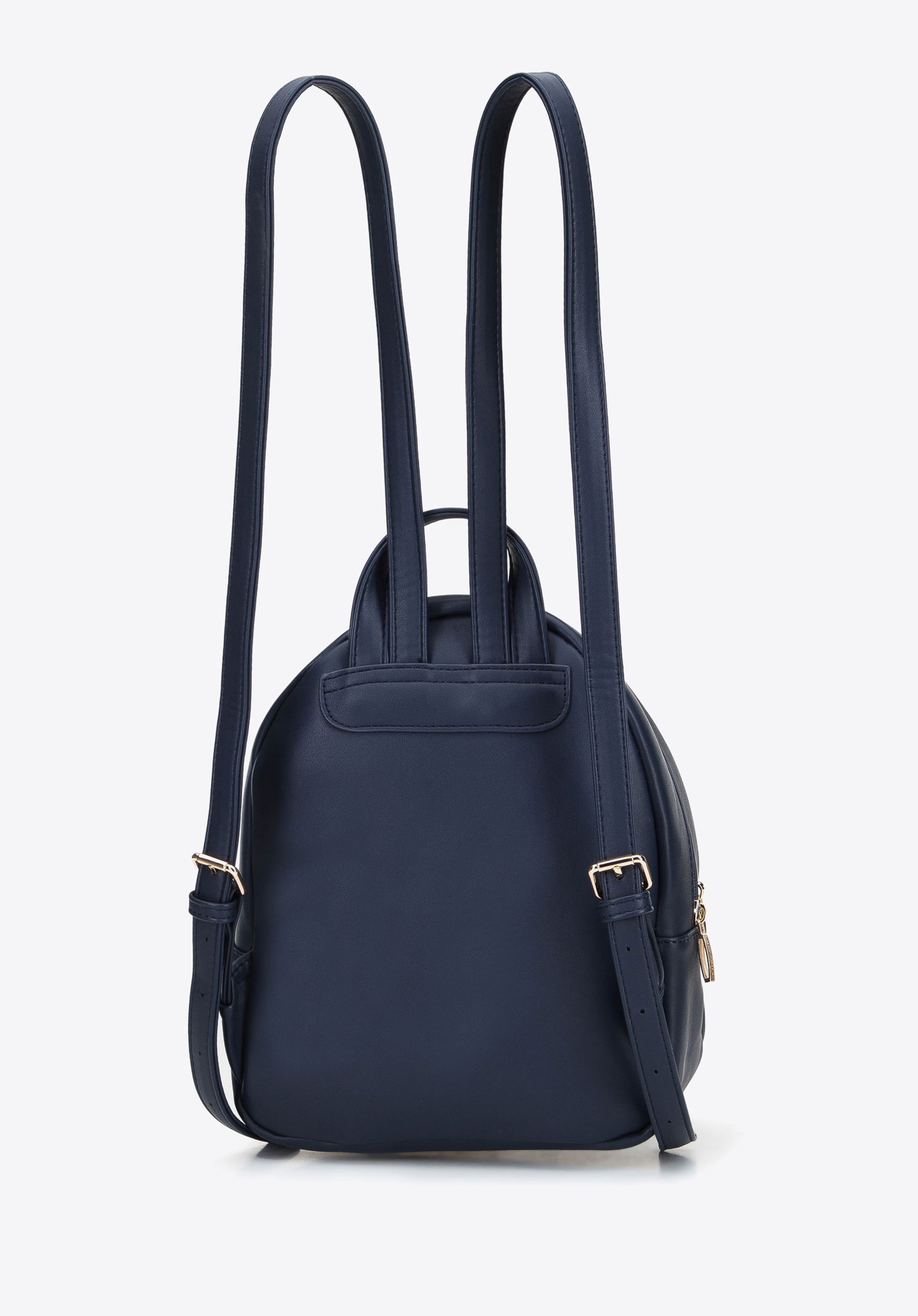 Damski plecak z miękkiej ekoskóry pikowany