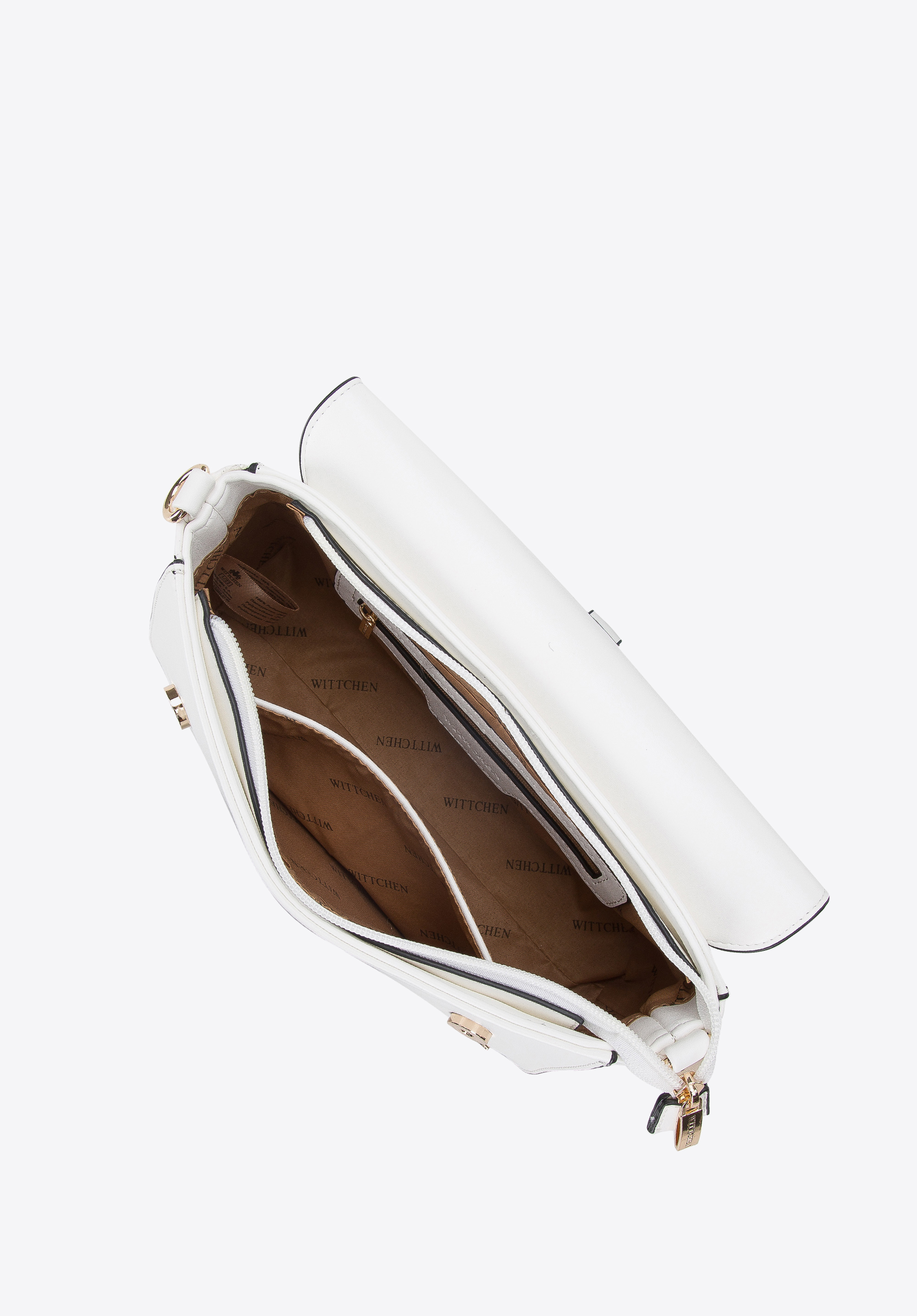 Damska torebka z kółkiem na klapie