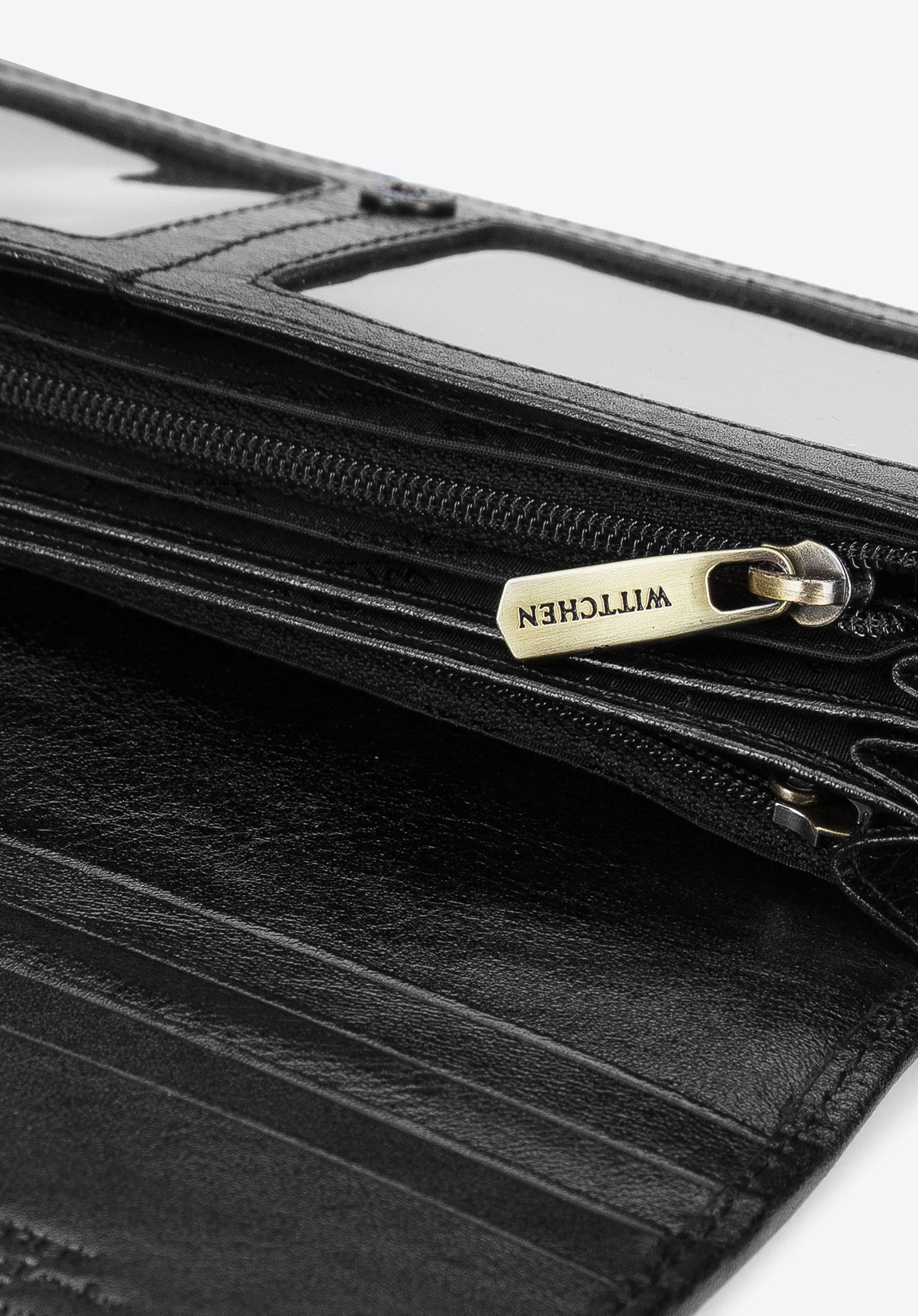 Damski portfel ze skóry naturalnej