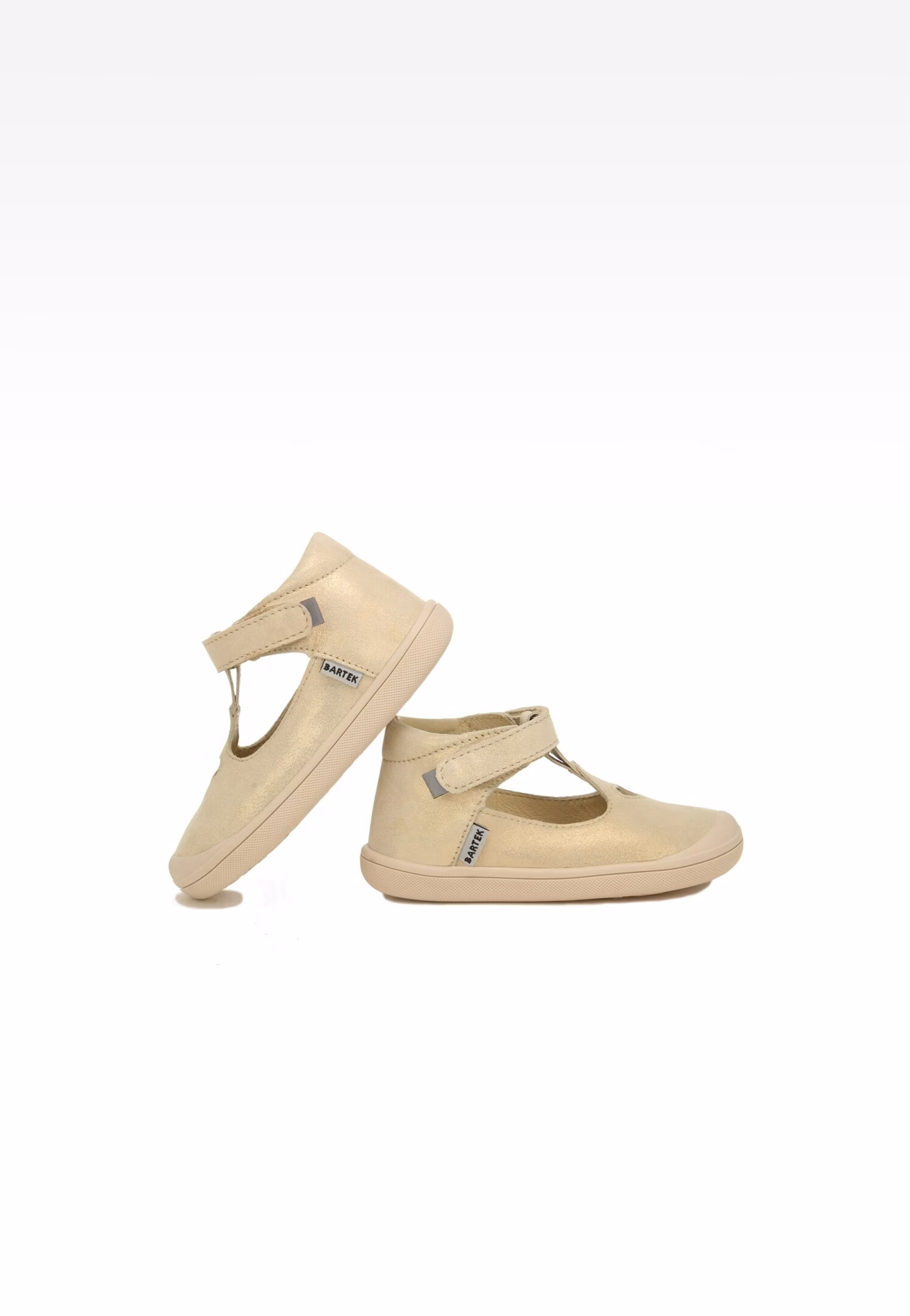 Trzewiki wycięte BARTEK 11041804, dla dziewcząt, złoty