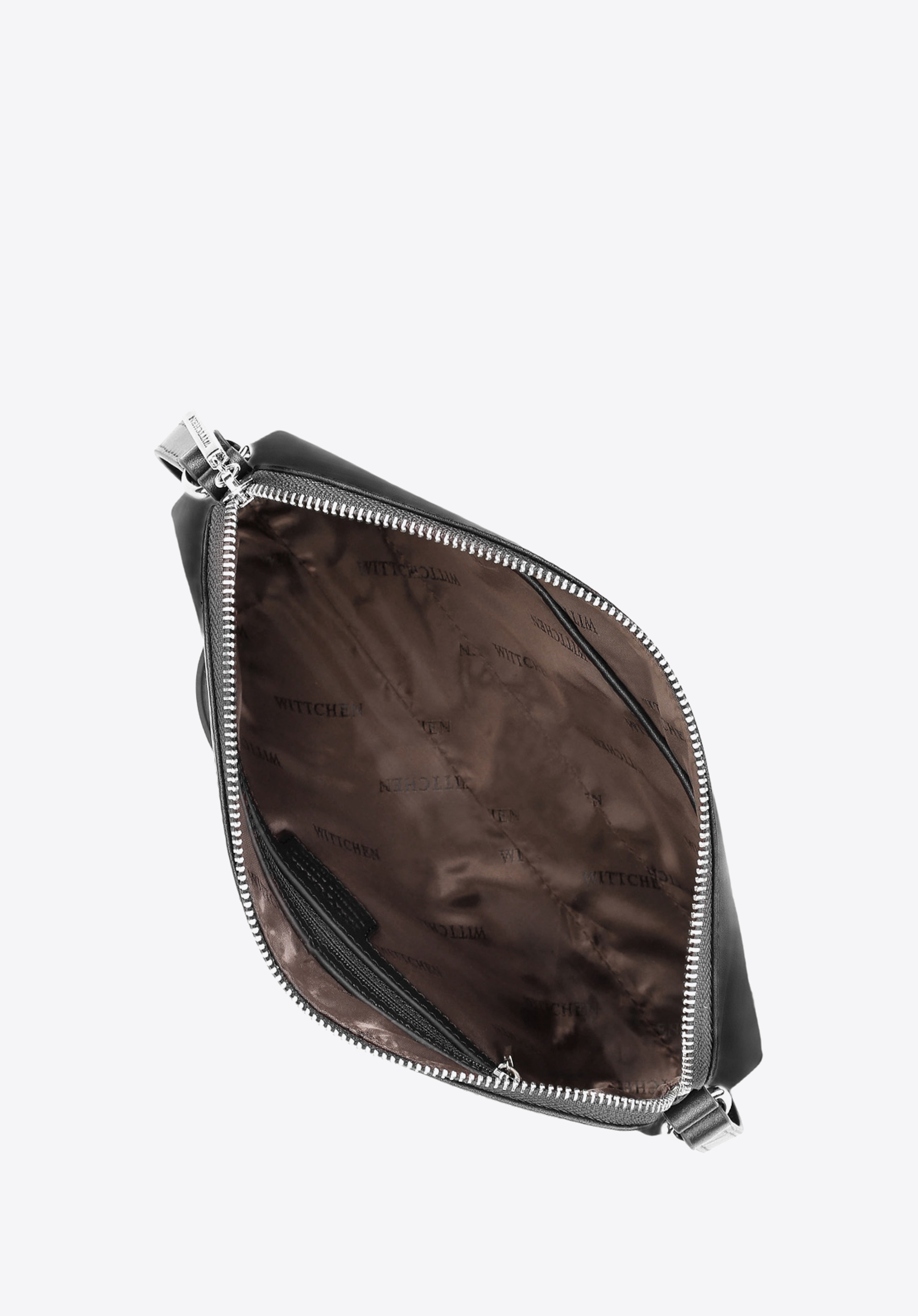 Damska listonoszka ze skóry metaliczna