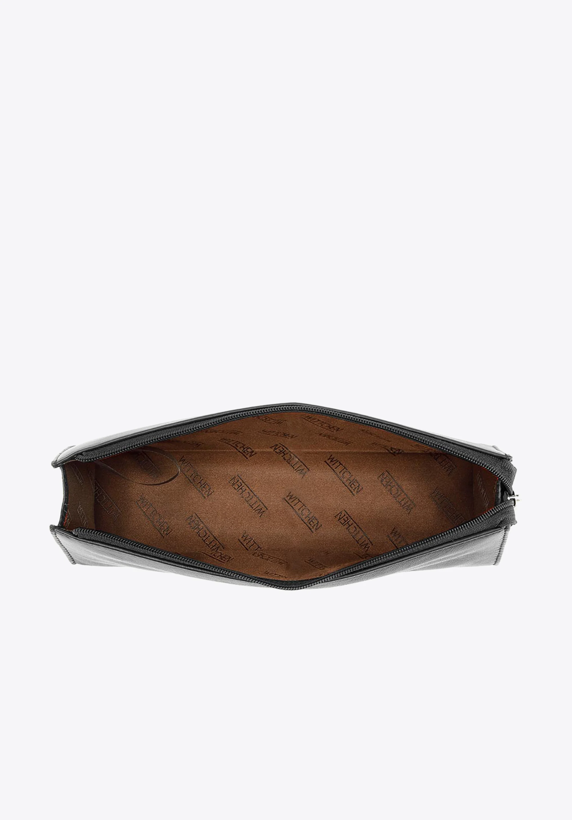 Etui na okulary ze skóry trójkątne