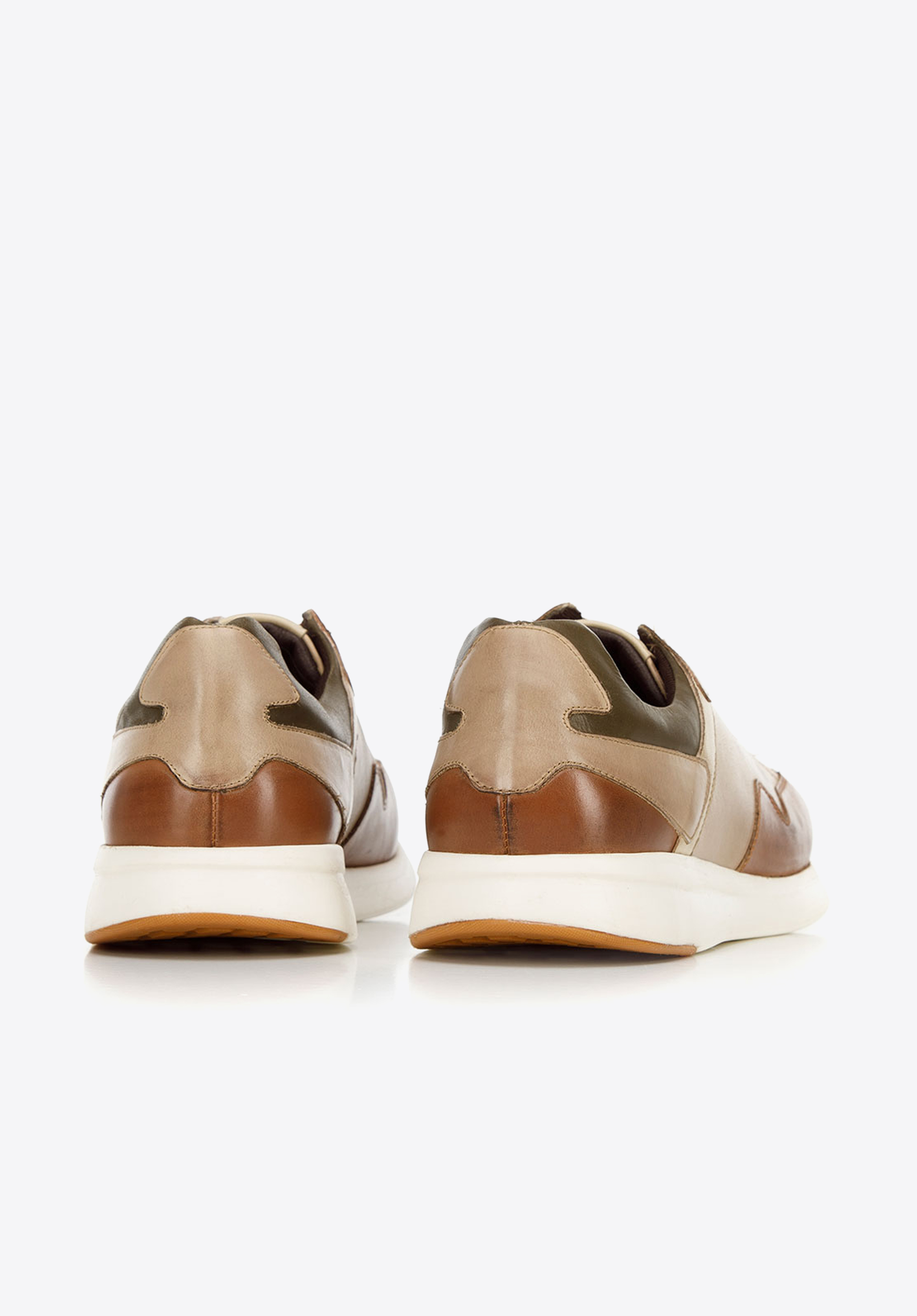 Męskie sneakersy ze skóry naturalnej