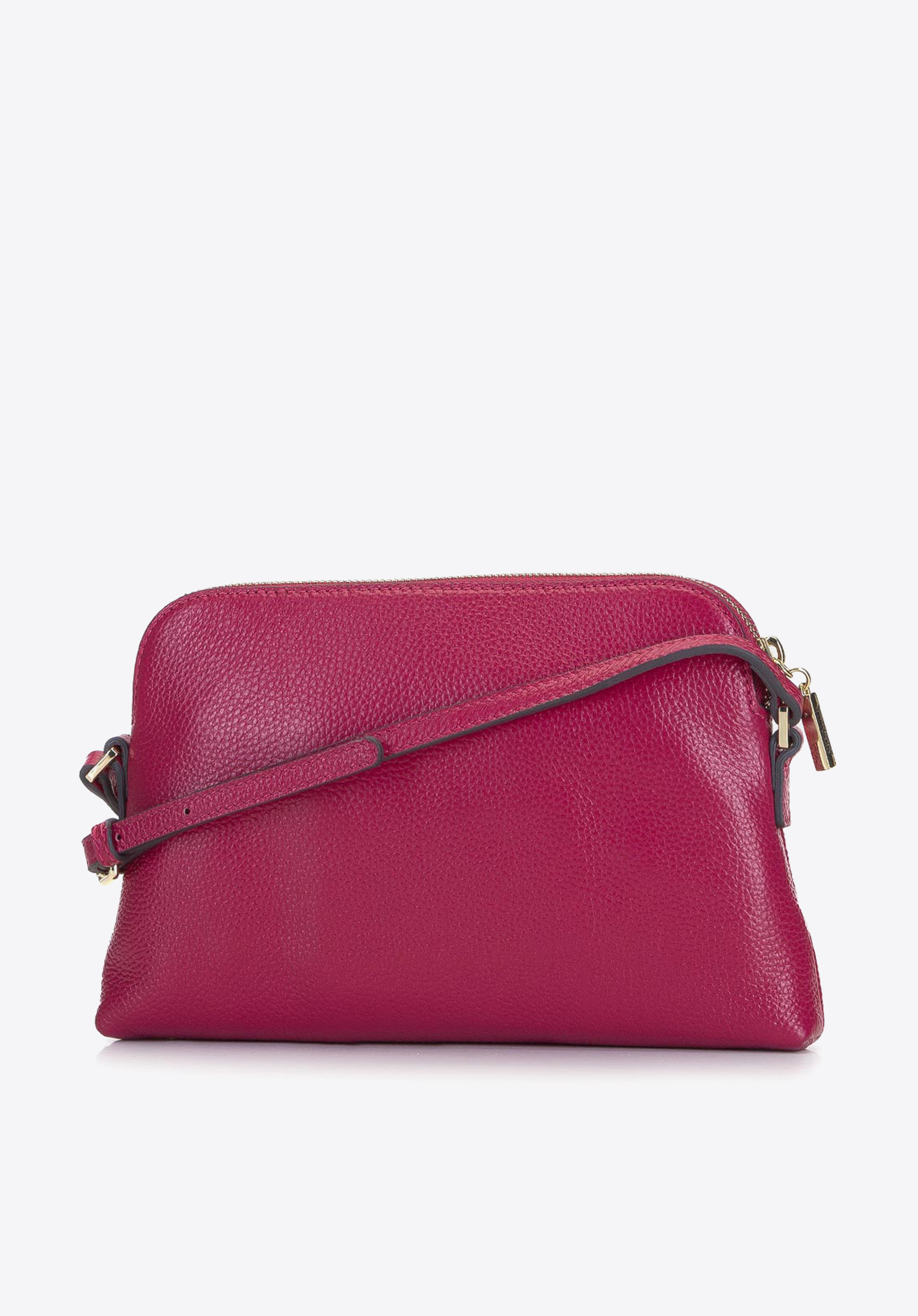 Damska listonoszka skórzana trapezowa