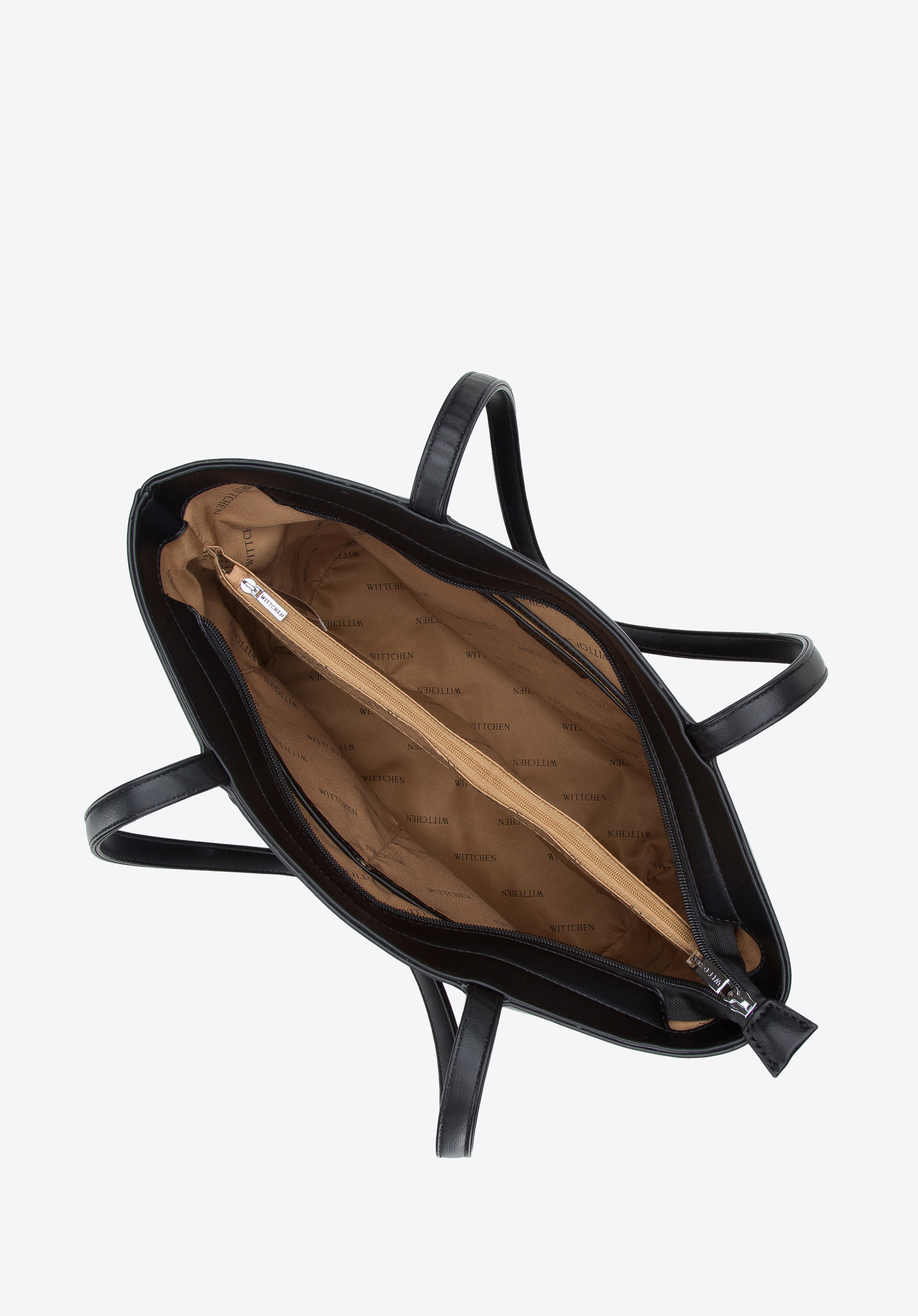 Torebka shopperka z plecionką