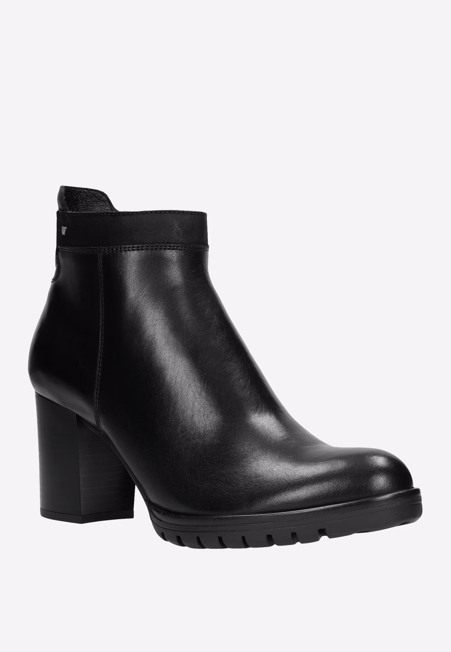 Czarne eleganckie botki damskie na zimę