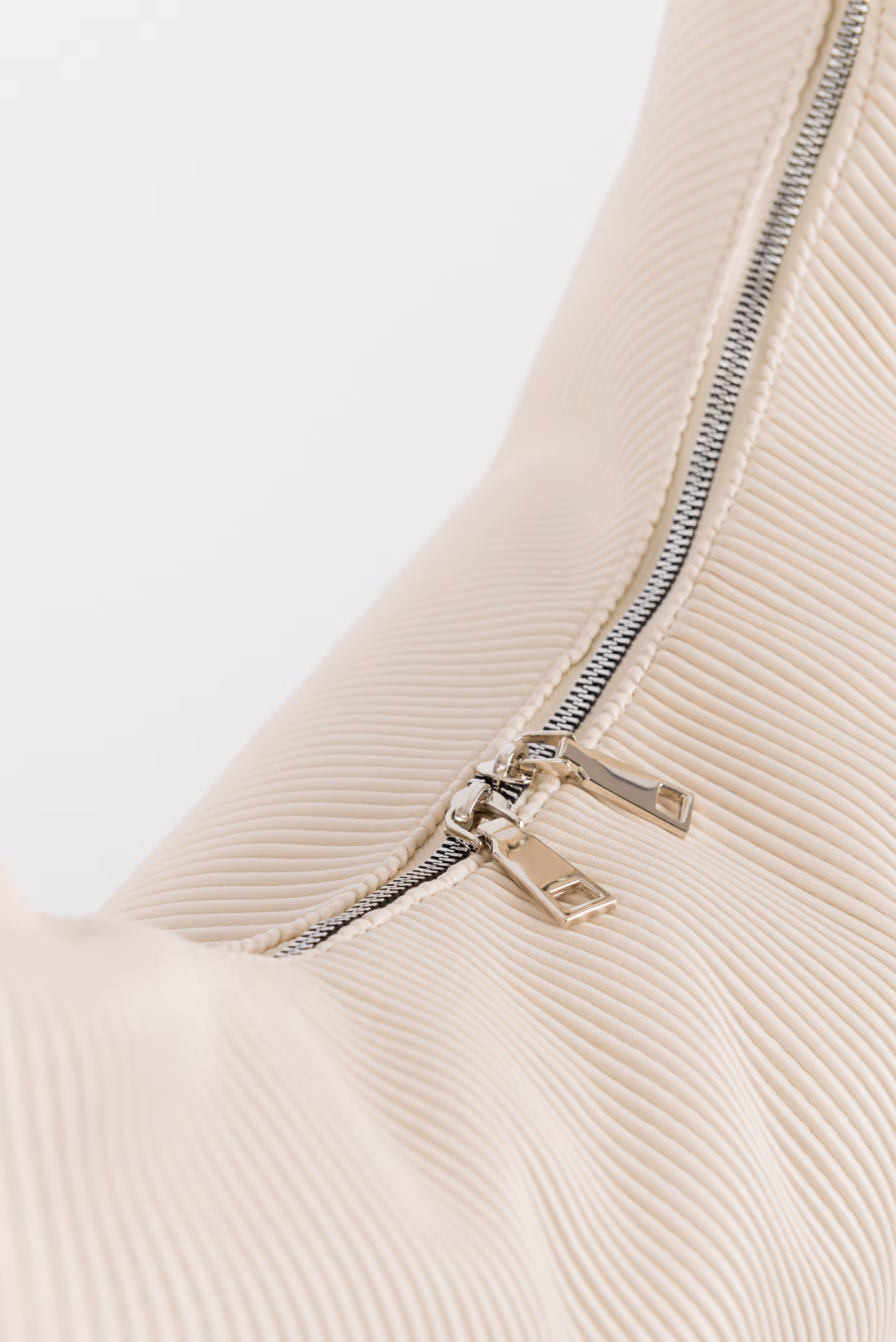 WJS oryginalna beżowa torebka damska typu hobo bag