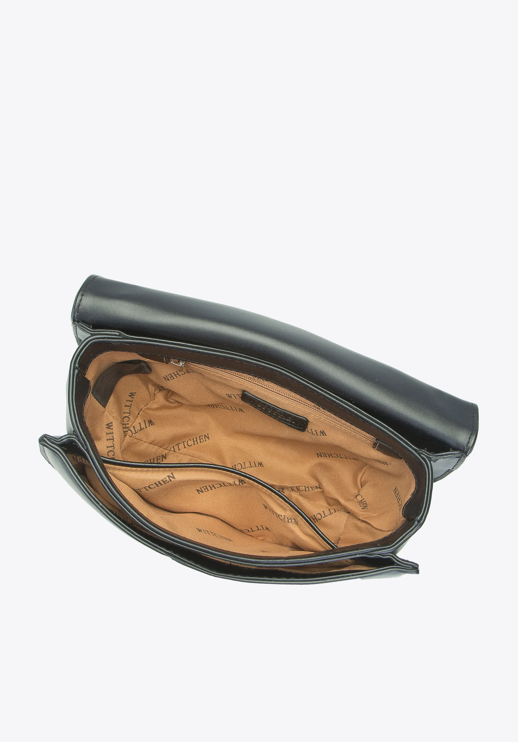 Damska listonoszka półokrągła z grubym łańcuchem